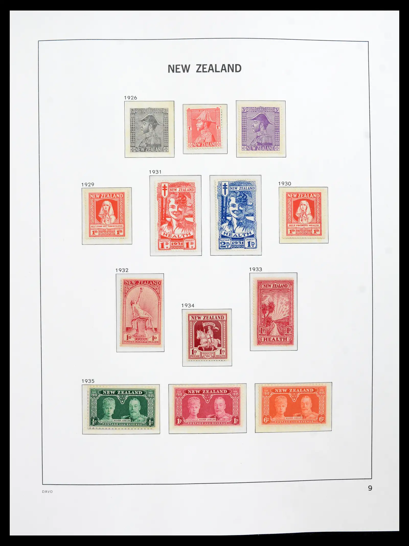 41753 0008 - Postzegelverzameling 41753 Nieuw-Zeeland 1874-1995.