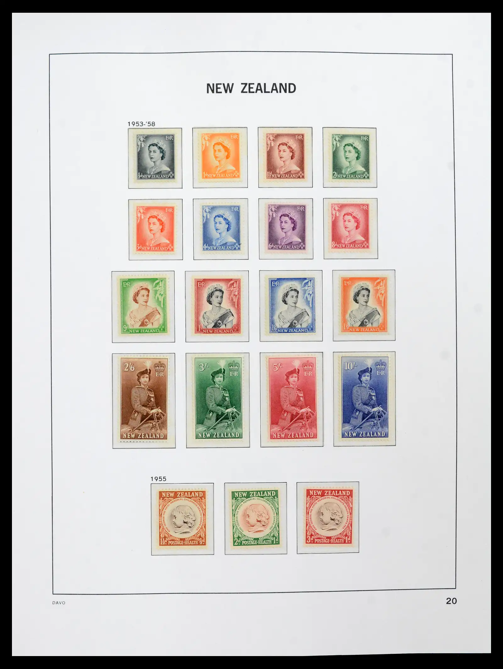 41753 0019 - Postzegelverzameling 41753 Nieuw-Zeeland 1874-1995.