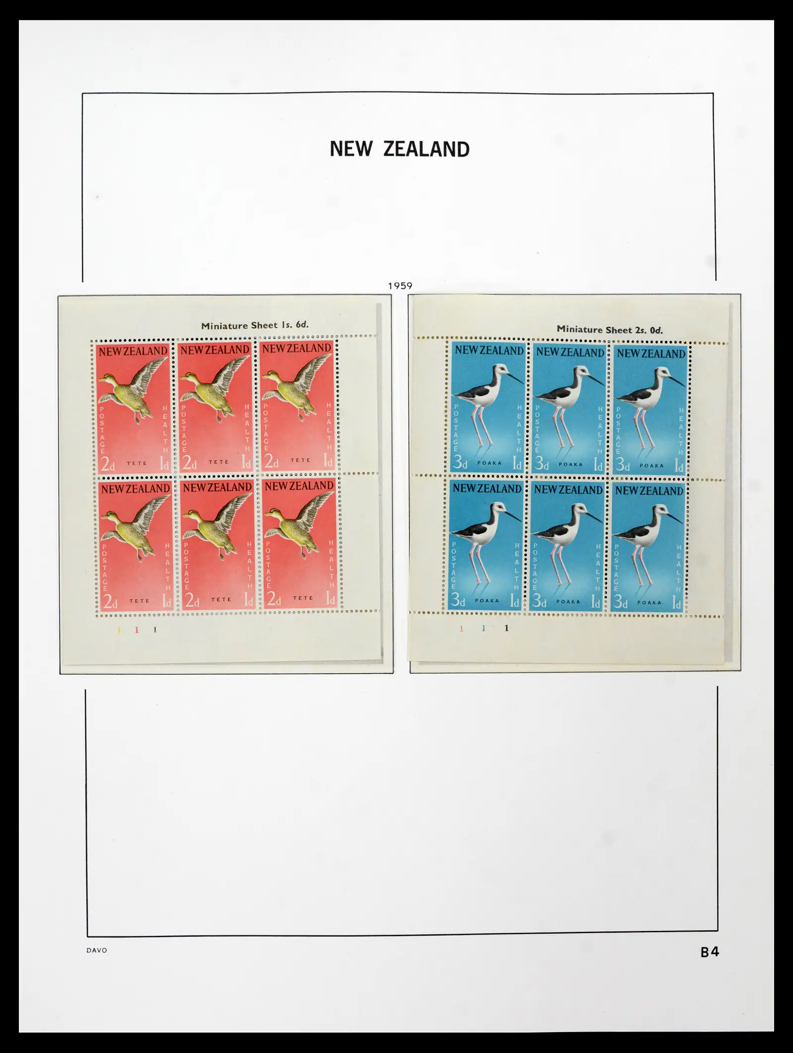 41753 0031 - Postzegelverzameling 41753 Nieuw-Zeeland 1874-1995.