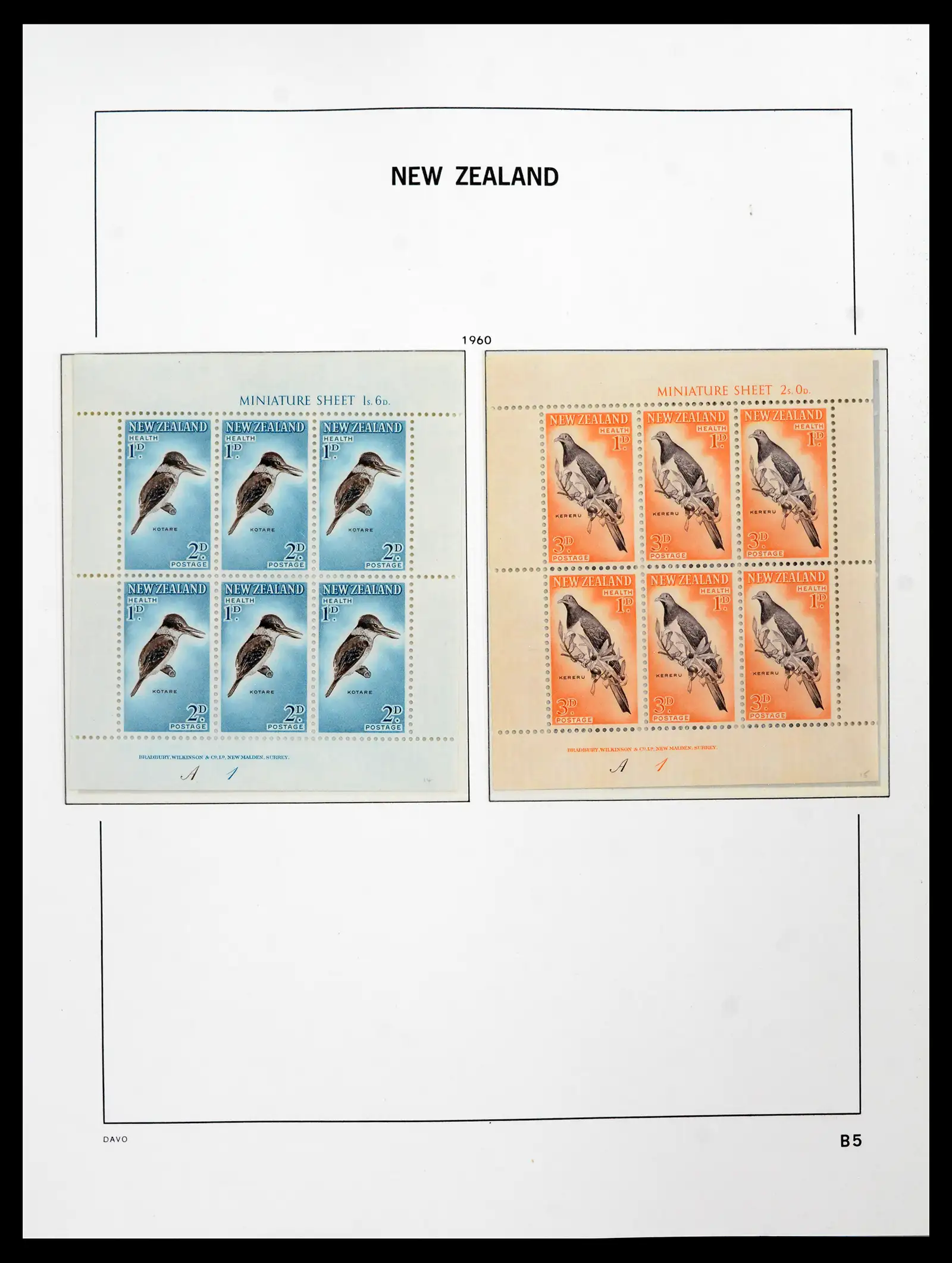 41753 0032 - Postzegelverzameling 41753 Nieuw-Zeeland 1874-1995.
