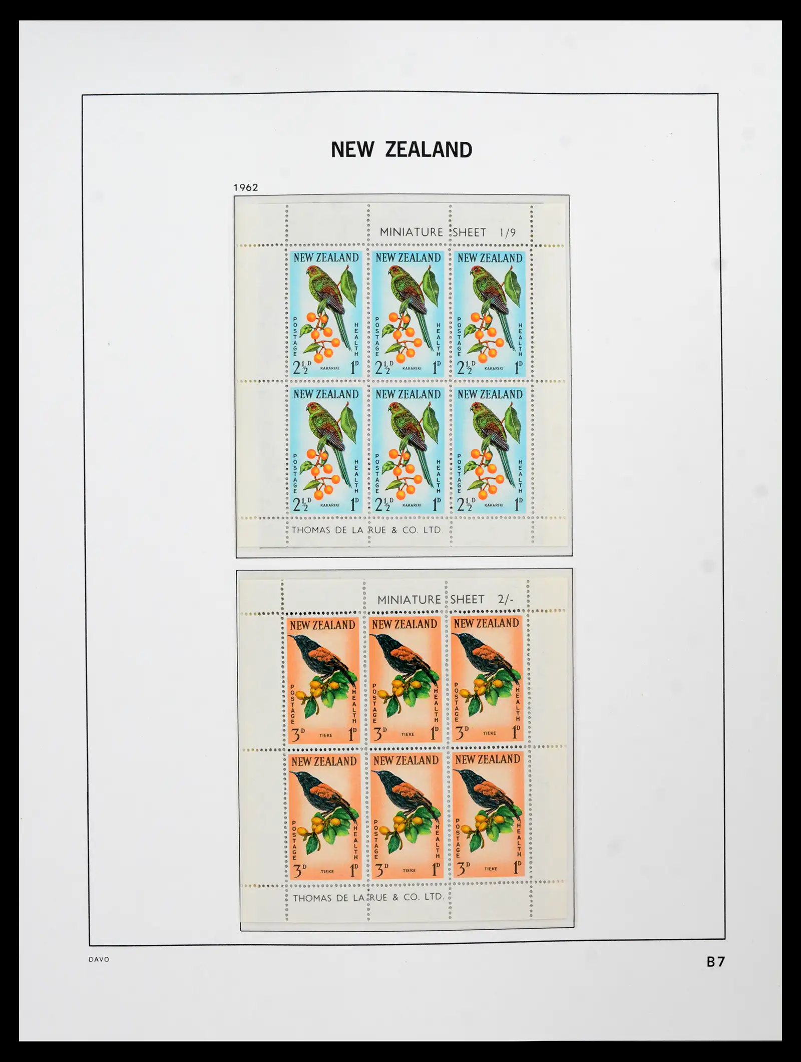 41753 0034 - Postzegelverzameling 41753 Nieuw-Zeeland 1874-1995.