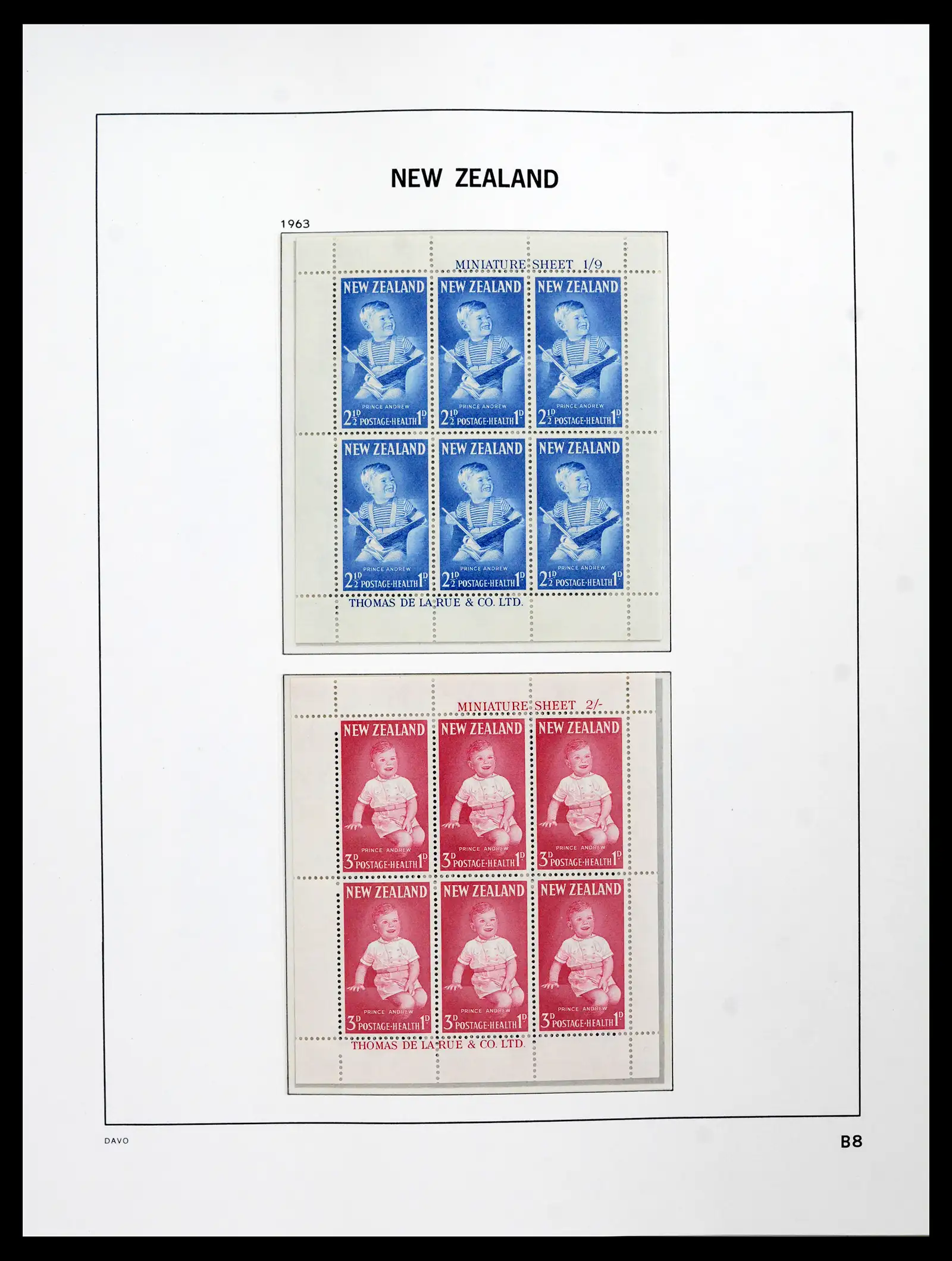 41753 0035 - Postzegelverzameling 41753 Nieuw-Zeeland 1874-1995.