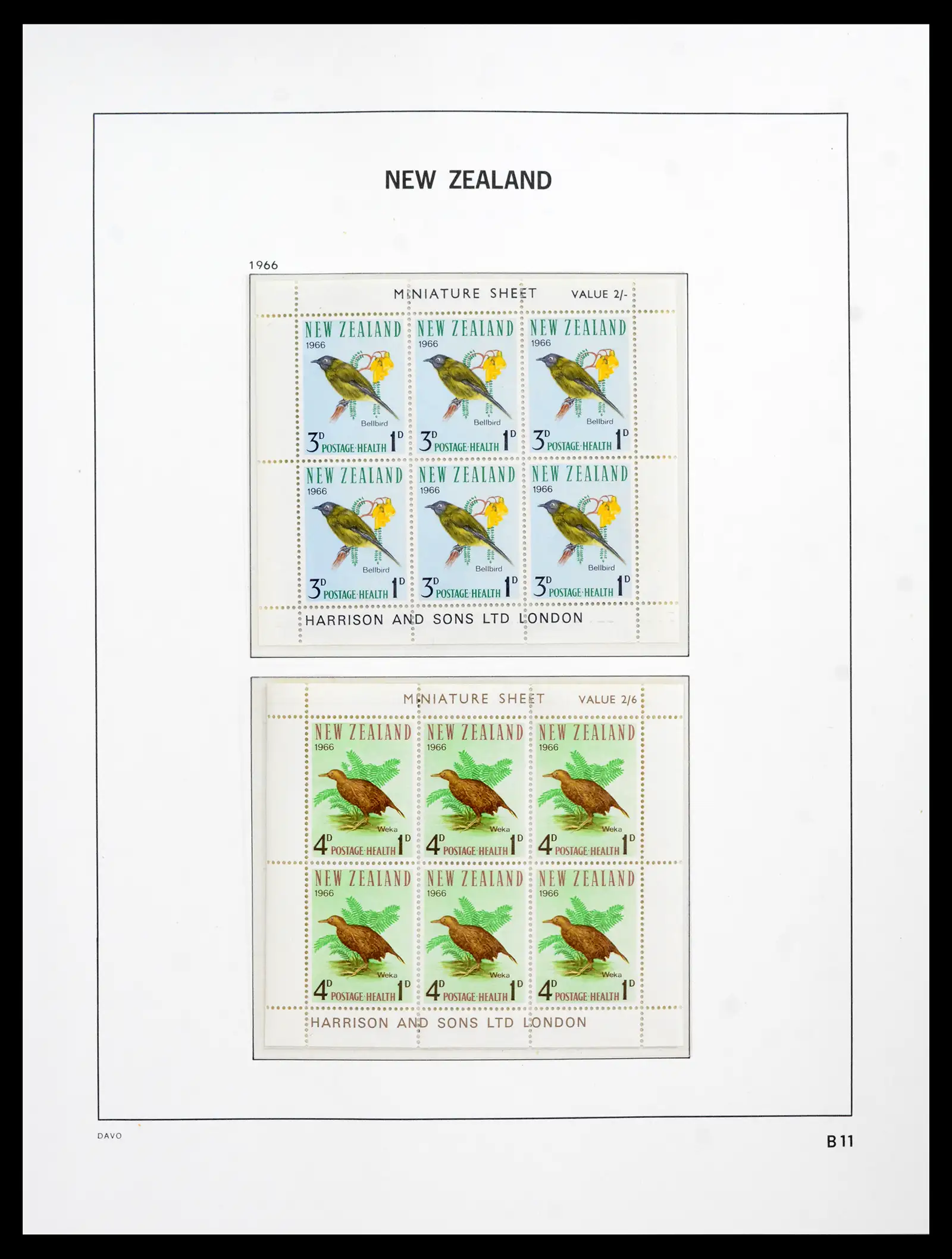 41753 0038 - Postzegelverzameling 41753 Nieuw-Zeeland 1874-1995.