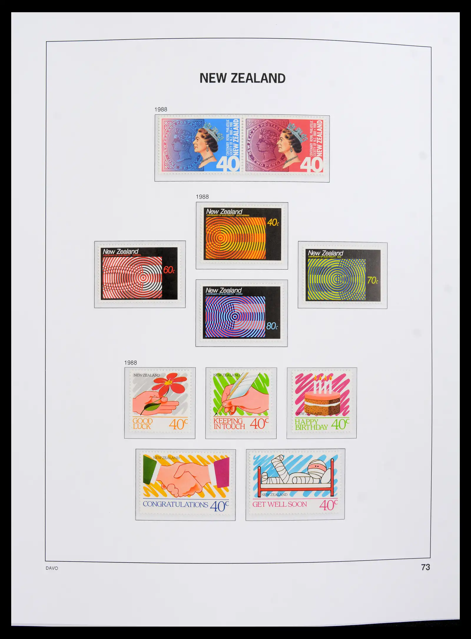 41753 0049 - Postzegelverzameling 41753 Nieuw-Zeeland 1874-1995.