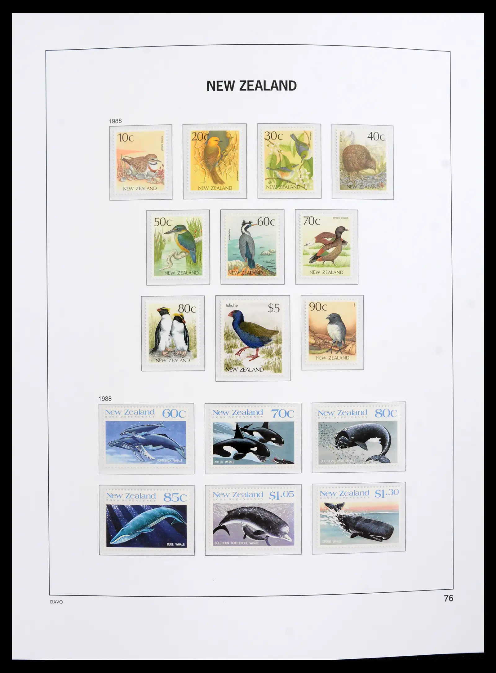 41753 0052 - Postzegelverzameling 41753 Nieuw-Zeeland 1874-1995.