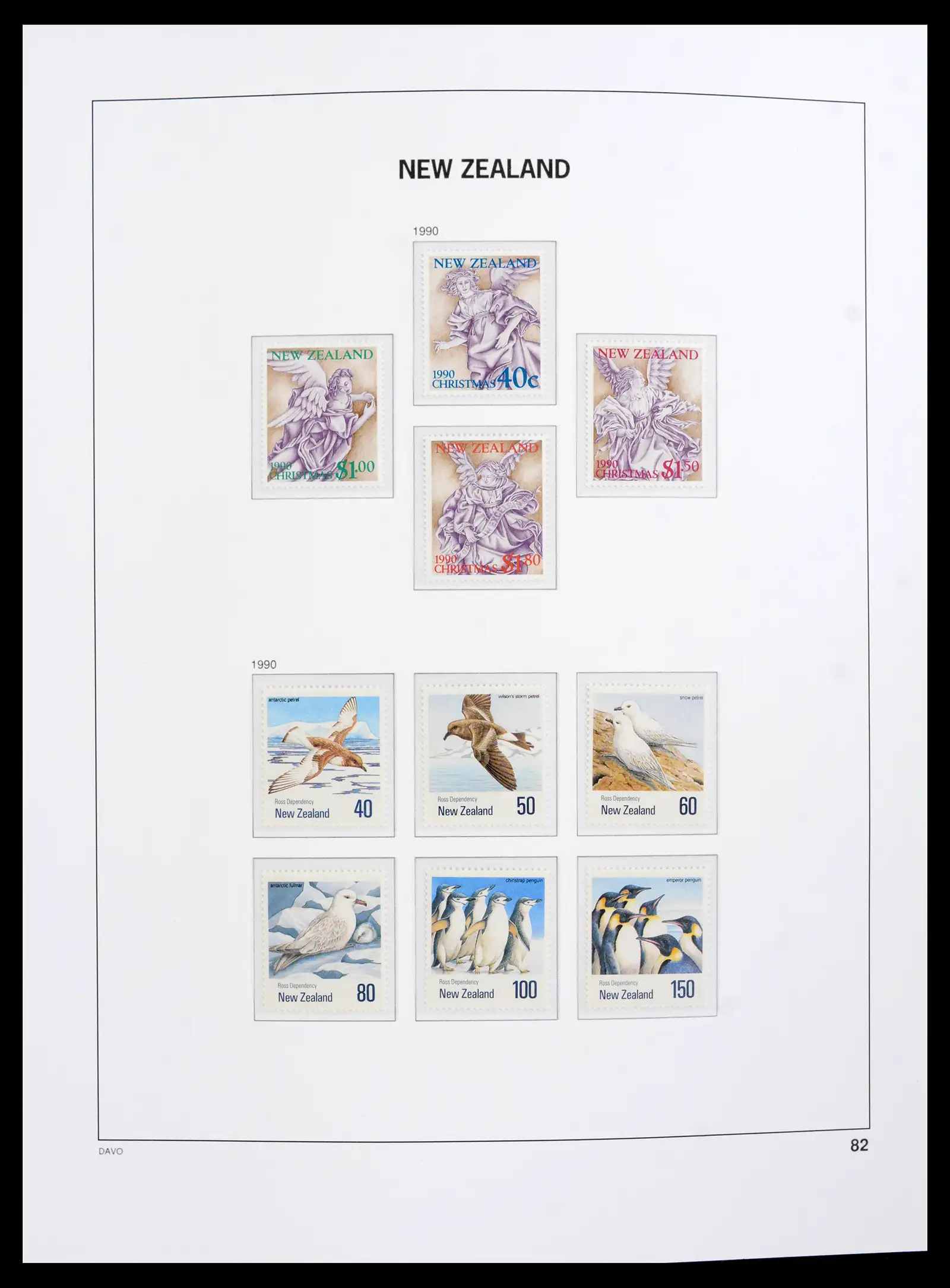 41753 0058 - Postzegelverzameling 41753 Nieuw-Zeeland 1874-1995.