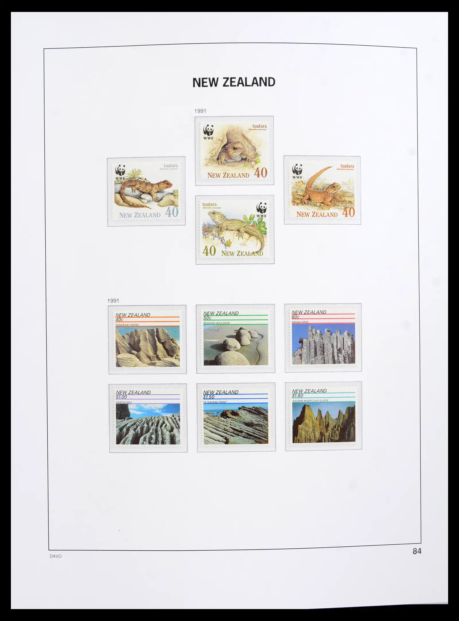41753 0060 - Postzegelverzameling 41753 Nieuw-Zeeland 1874-1995.