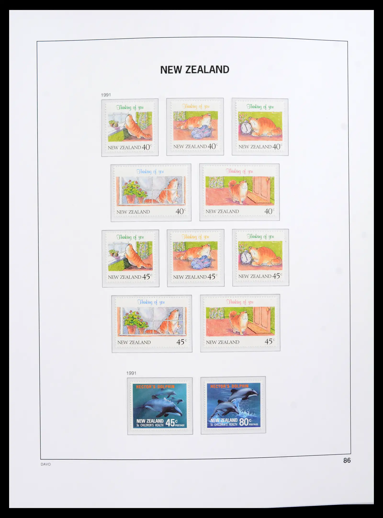 41753 0062 - Postzegelverzameling 41753 Nieuw-Zeeland 1874-1995.