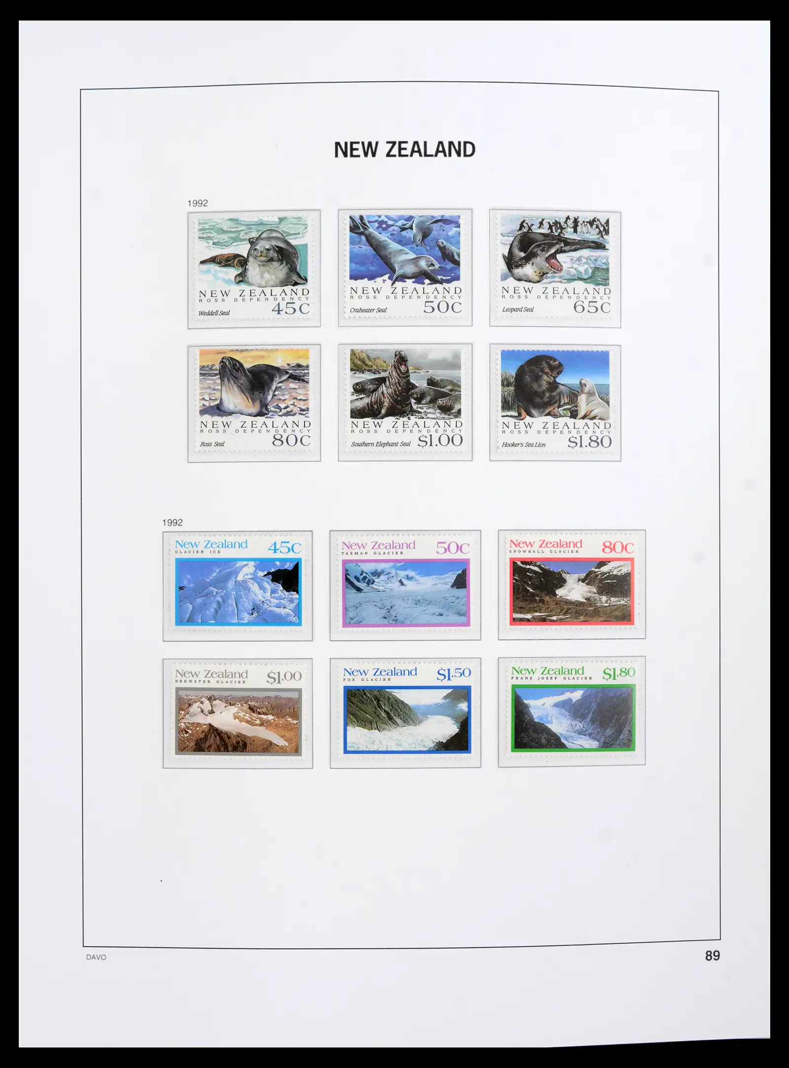 41753 0065 - Postzegelverzameling 41753 Nieuw-Zeeland 1874-1995.