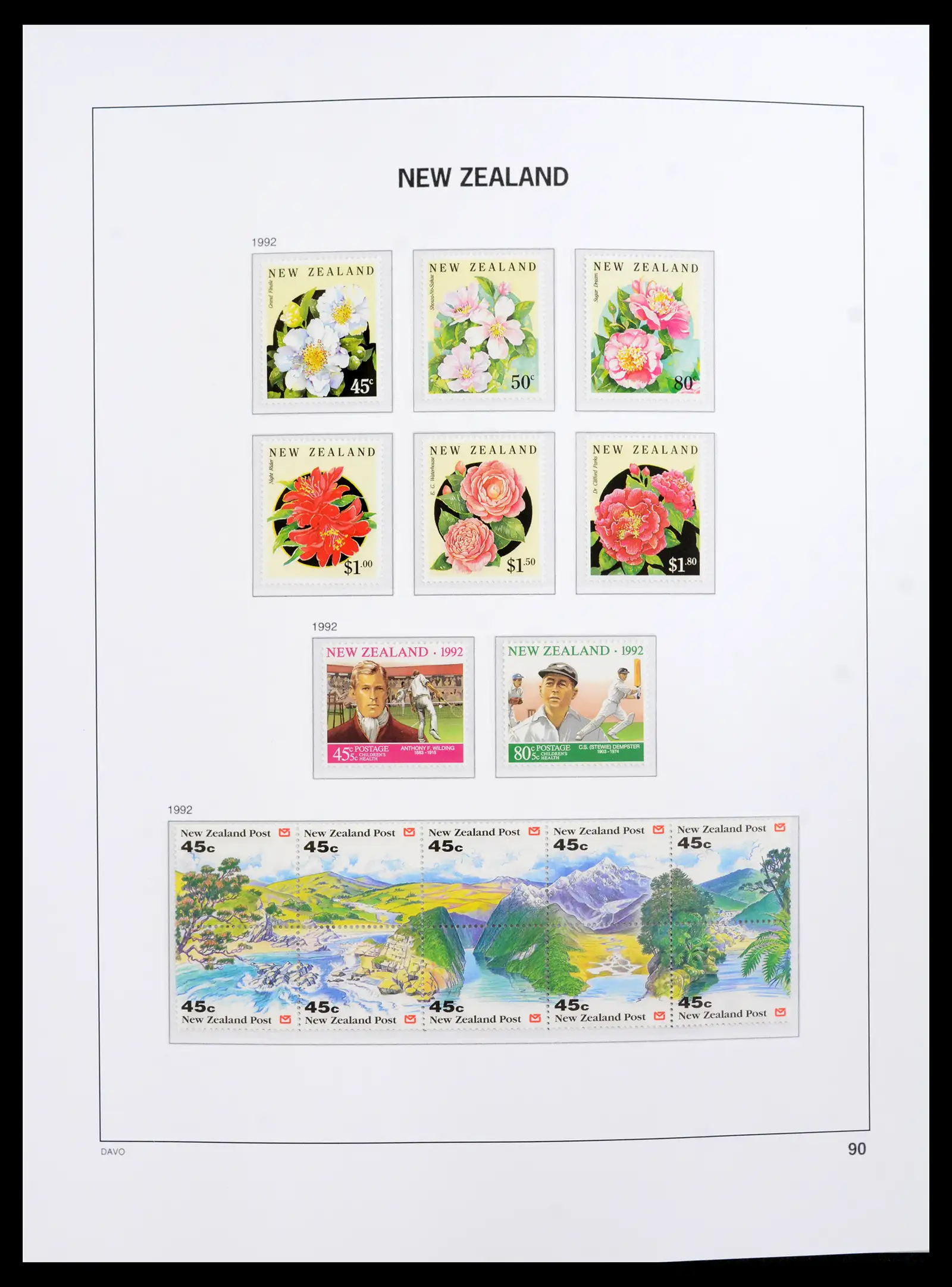 41753 0066 - Postzegelverzameling 41753 Nieuw-Zeeland 1874-1995.