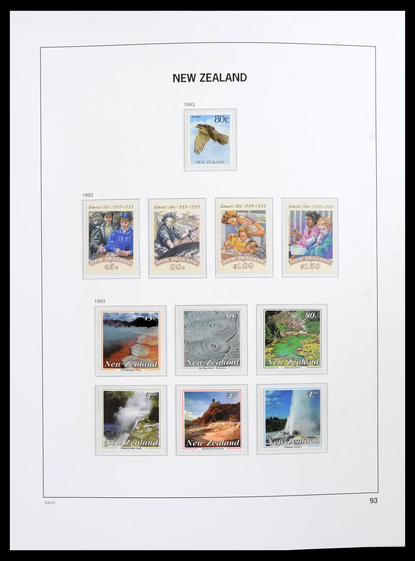 41753 0069 - Postzegelverzameling 41753 Nieuw-Zeeland 1874-1995.