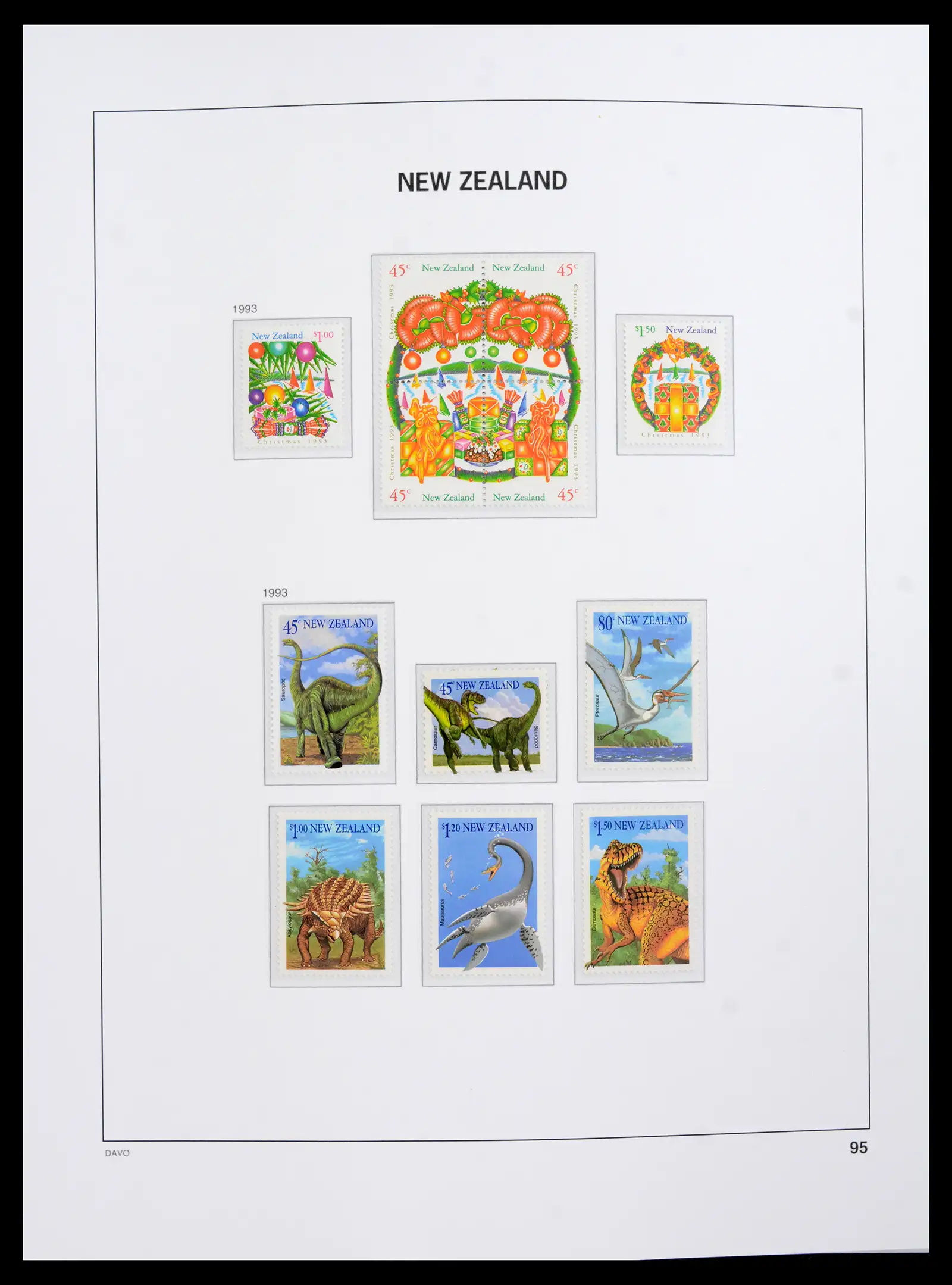 41753 0071 - Postzegelverzameling 41753 Nieuw-Zeeland 1874-1995.