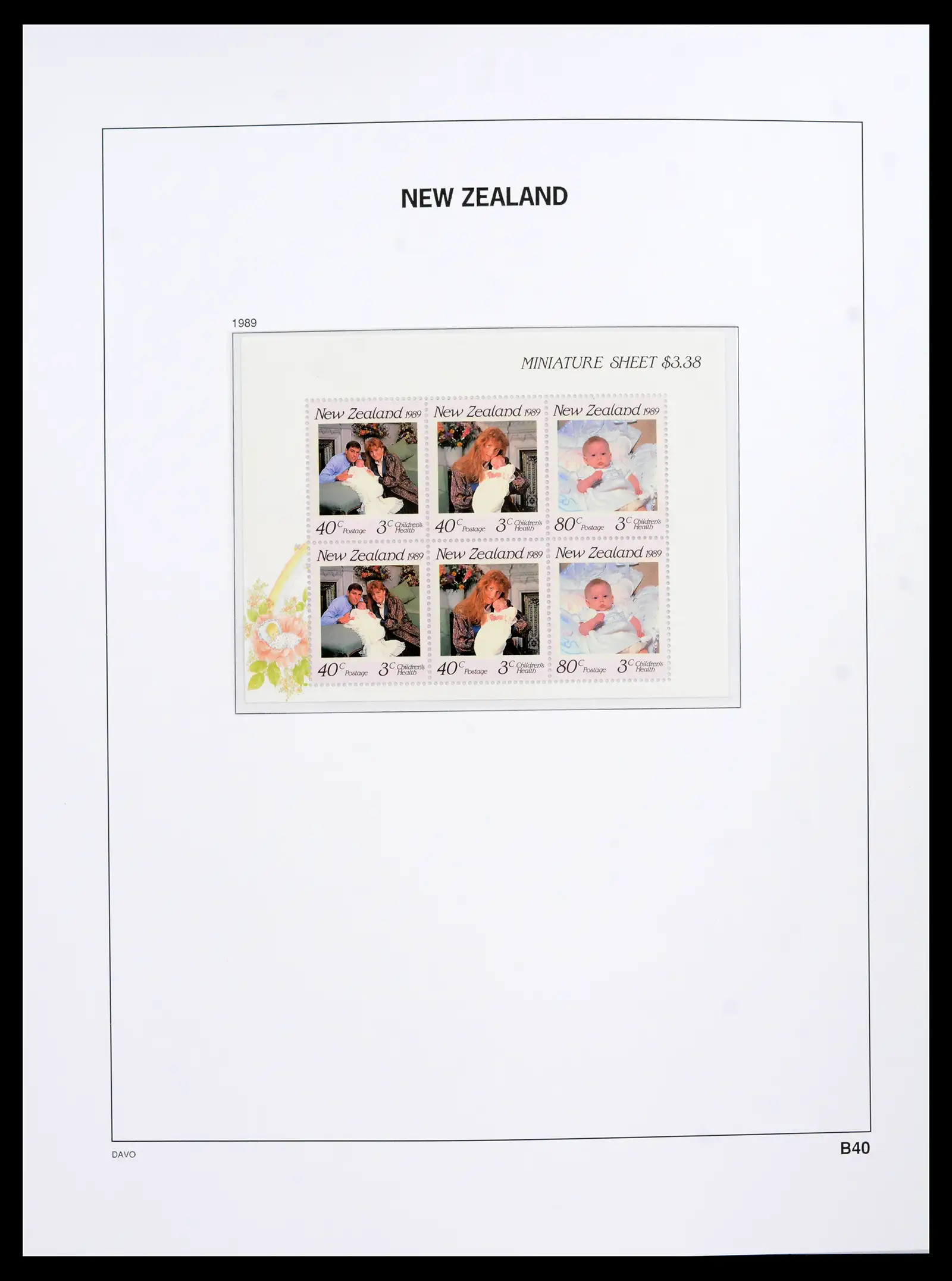 41753 0089 - Postzegelverzameling 41753 Nieuw-Zeeland 1874-1995.
