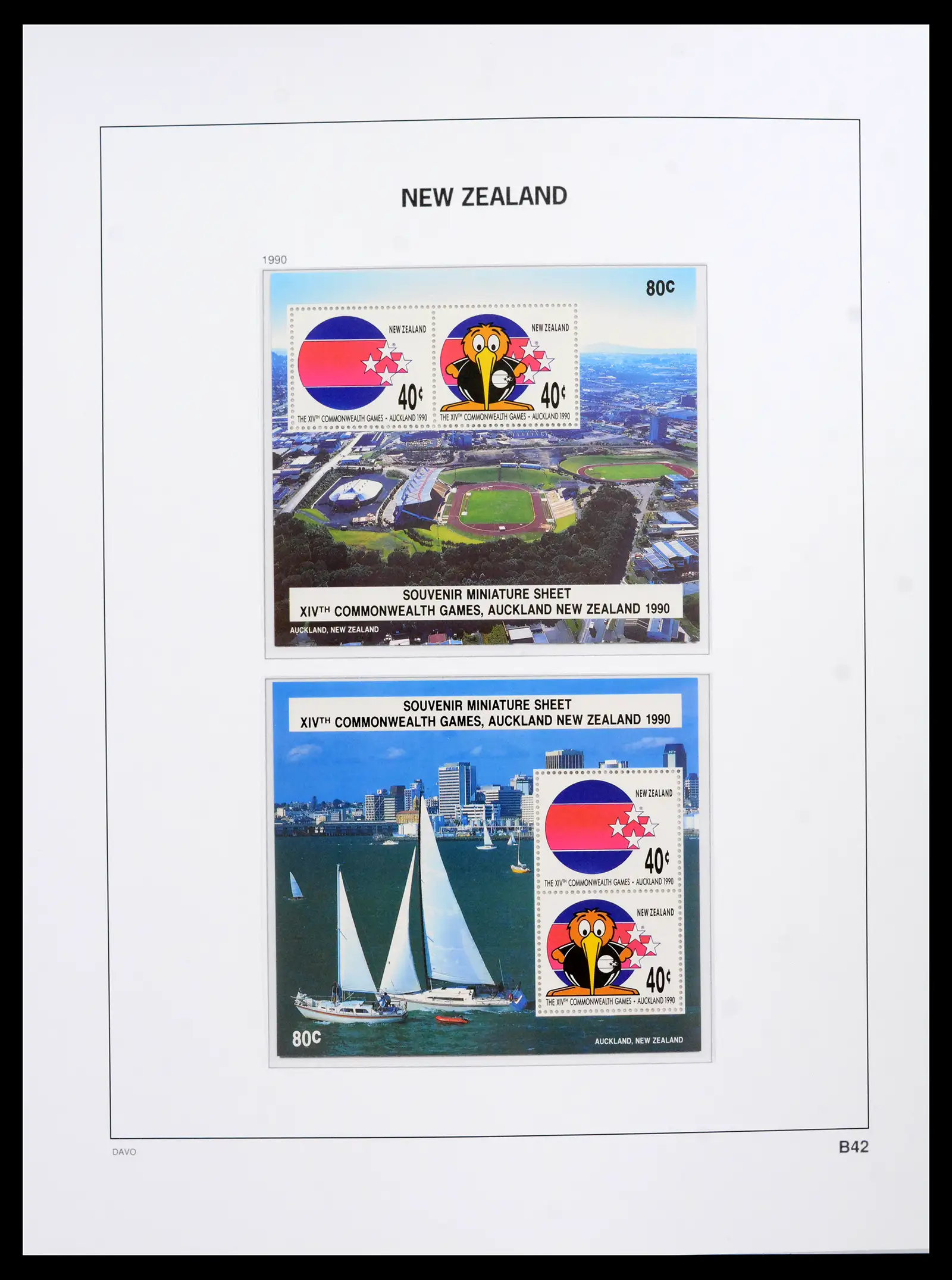 41753 0091 - Postzegelverzameling 41753 Nieuw-Zeeland 1874-1995.