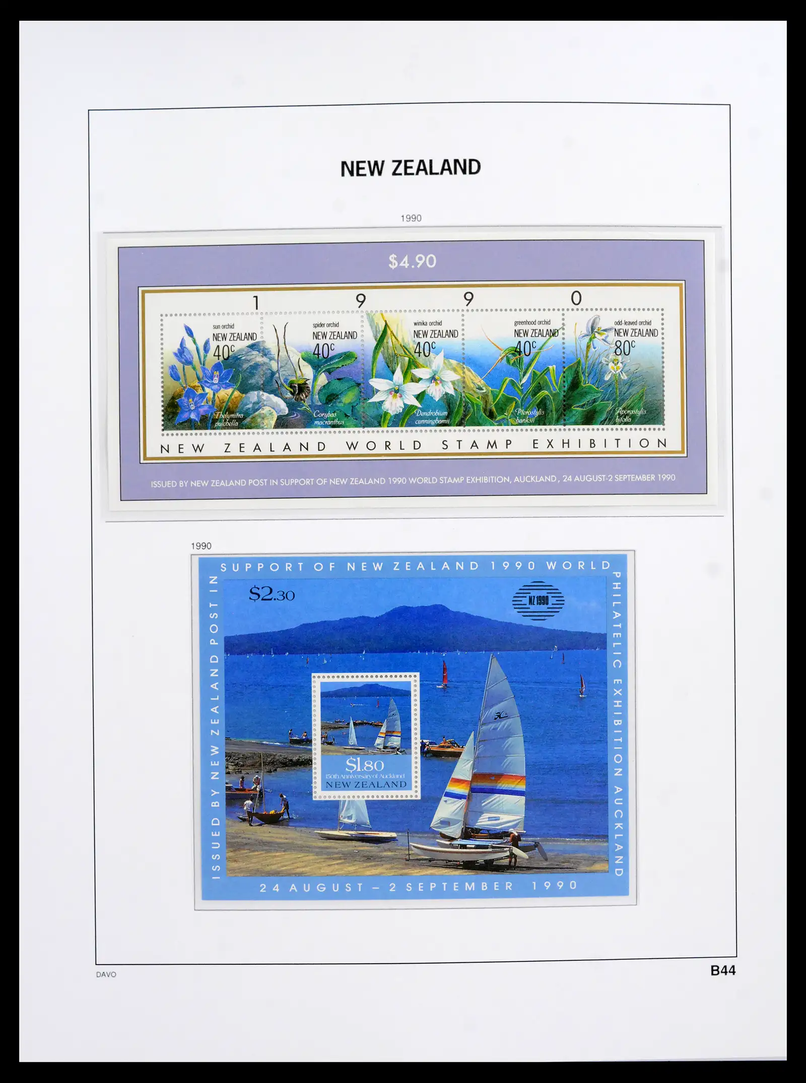 41753 0093 - Postzegelverzameling 41753 Nieuw-Zeeland 1874-1995.