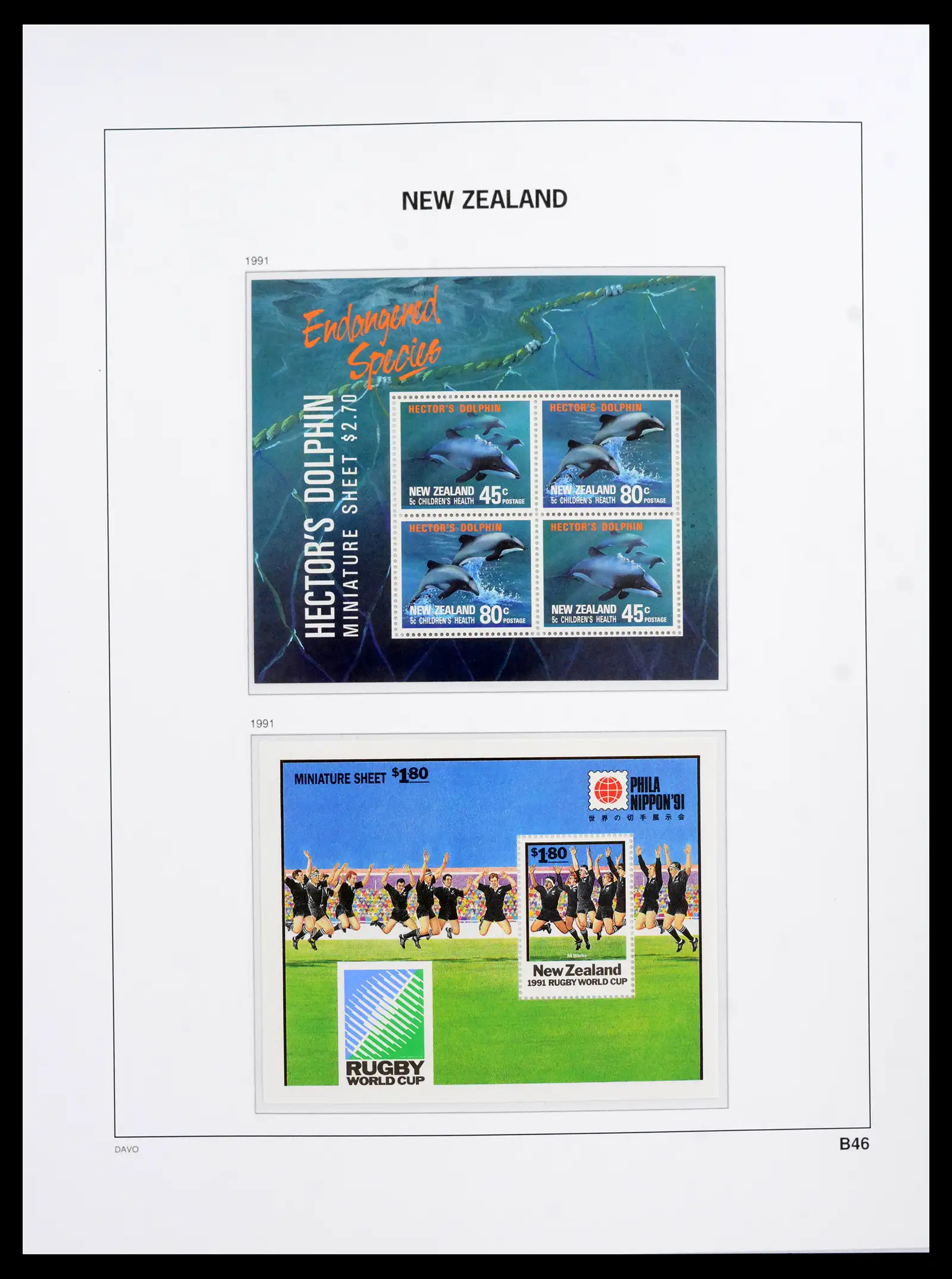 41753 0095 - Postzegelverzameling 41753 Nieuw-Zeeland 1874-1995.