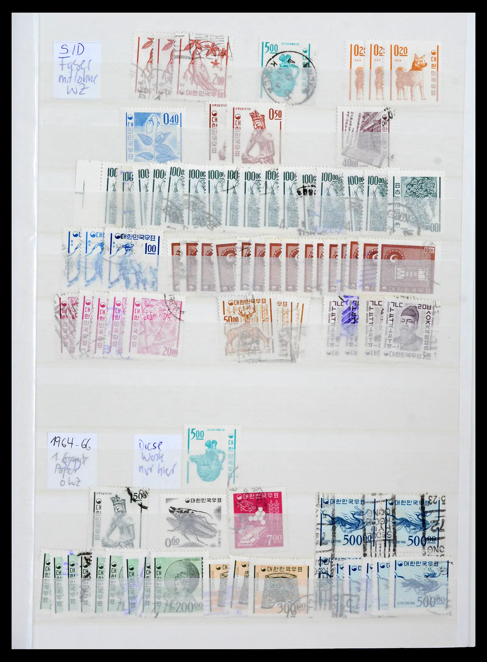 41754 0036 - Postzegelverzameling 41754 Korea 1884-2001.
