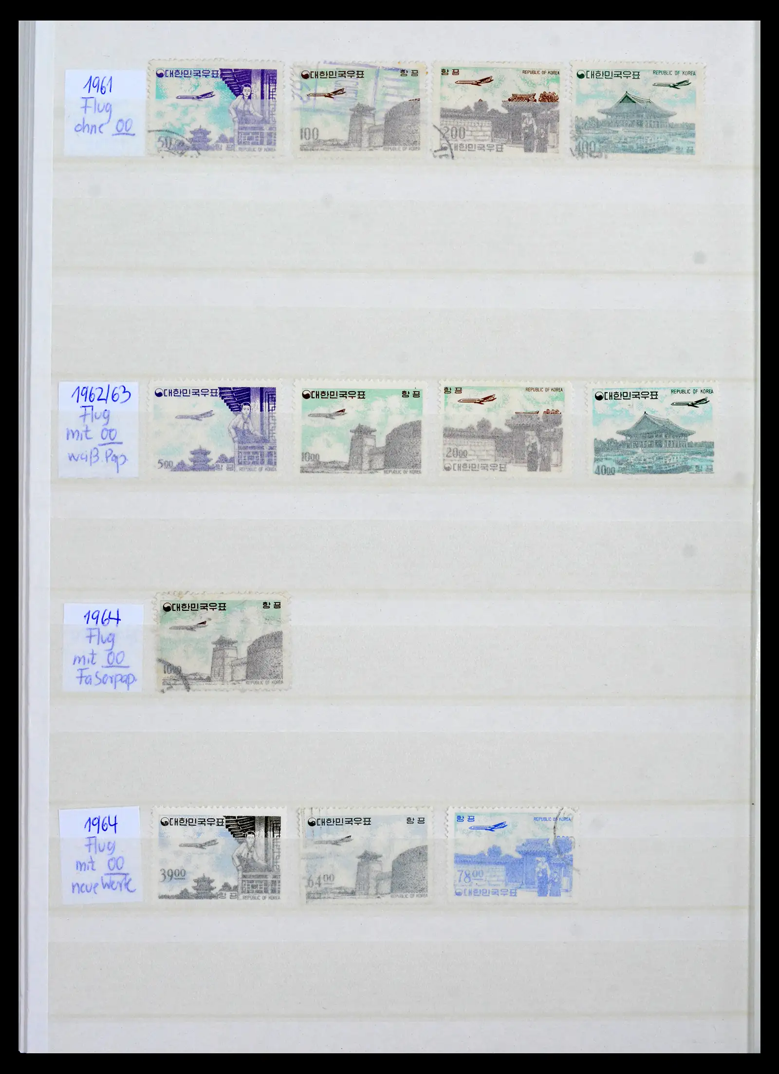 41754 0043 - Postzegelverzameling 41754 Korea 1884-2001.
