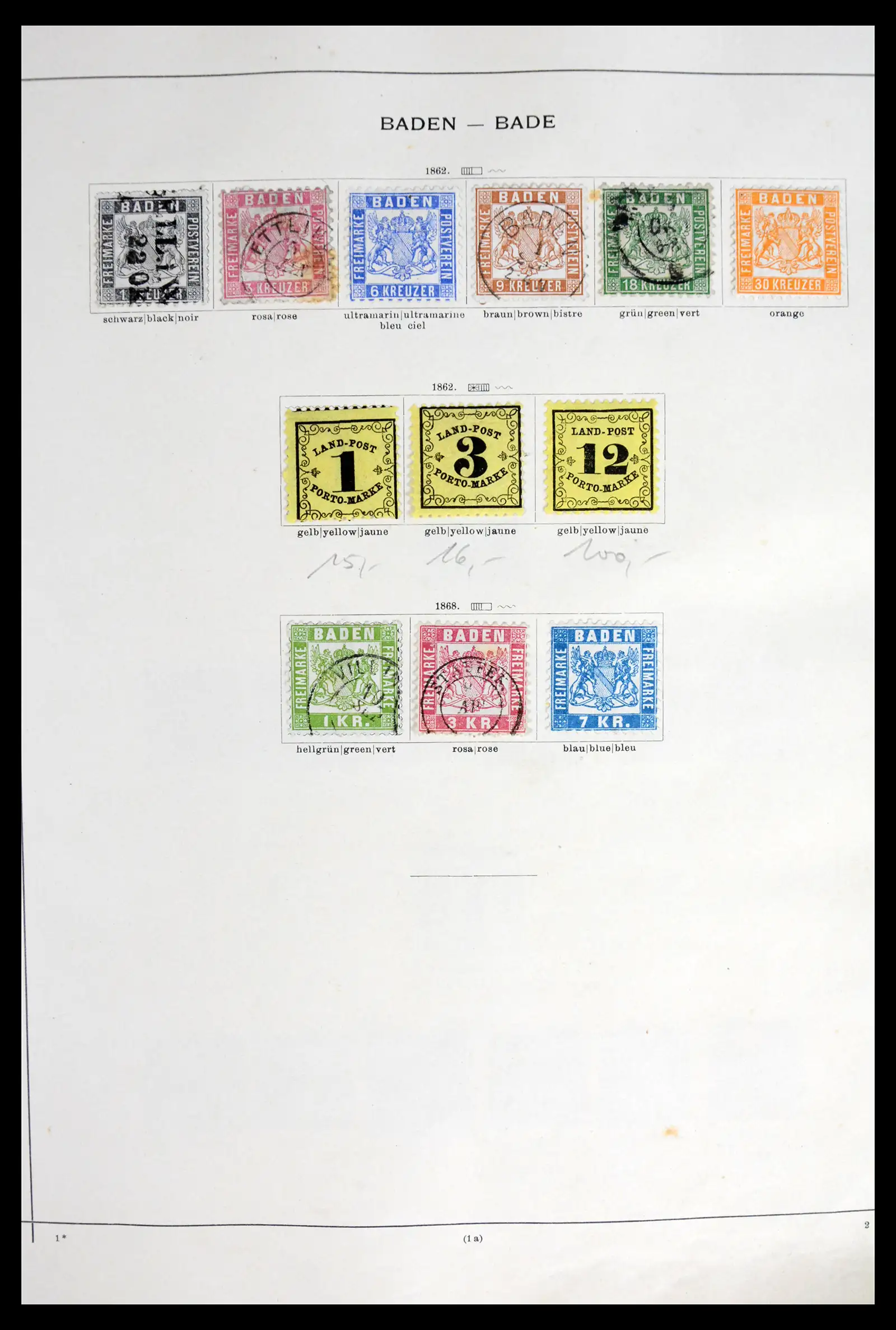 41755 0002 - Postzegelverzameling 41755 Europese landen klassieke topverzameling 1840-1930.