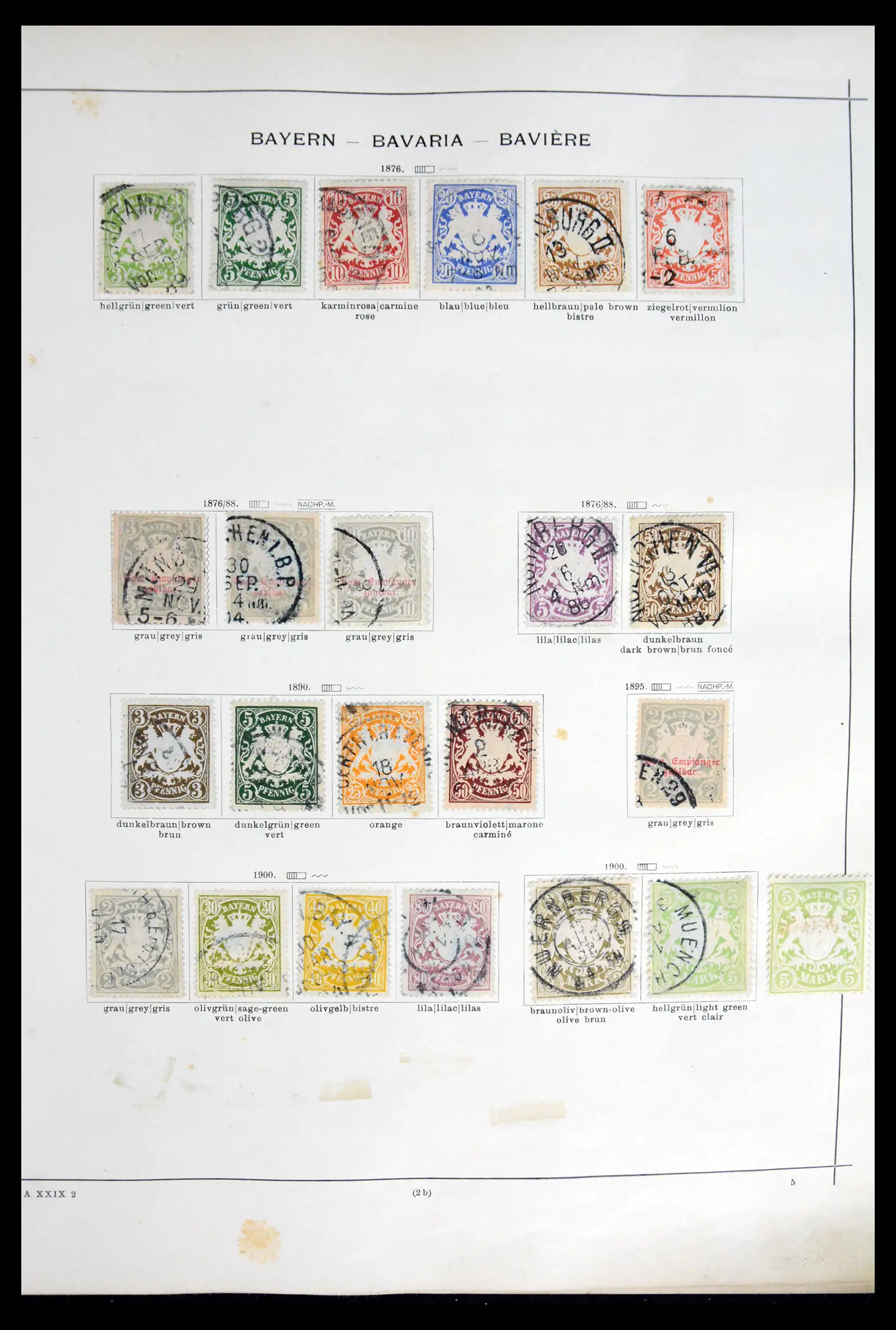 41755 0005 - Postzegelverzameling 41755 Europese landen klassieke topverzameling 1840-1930.