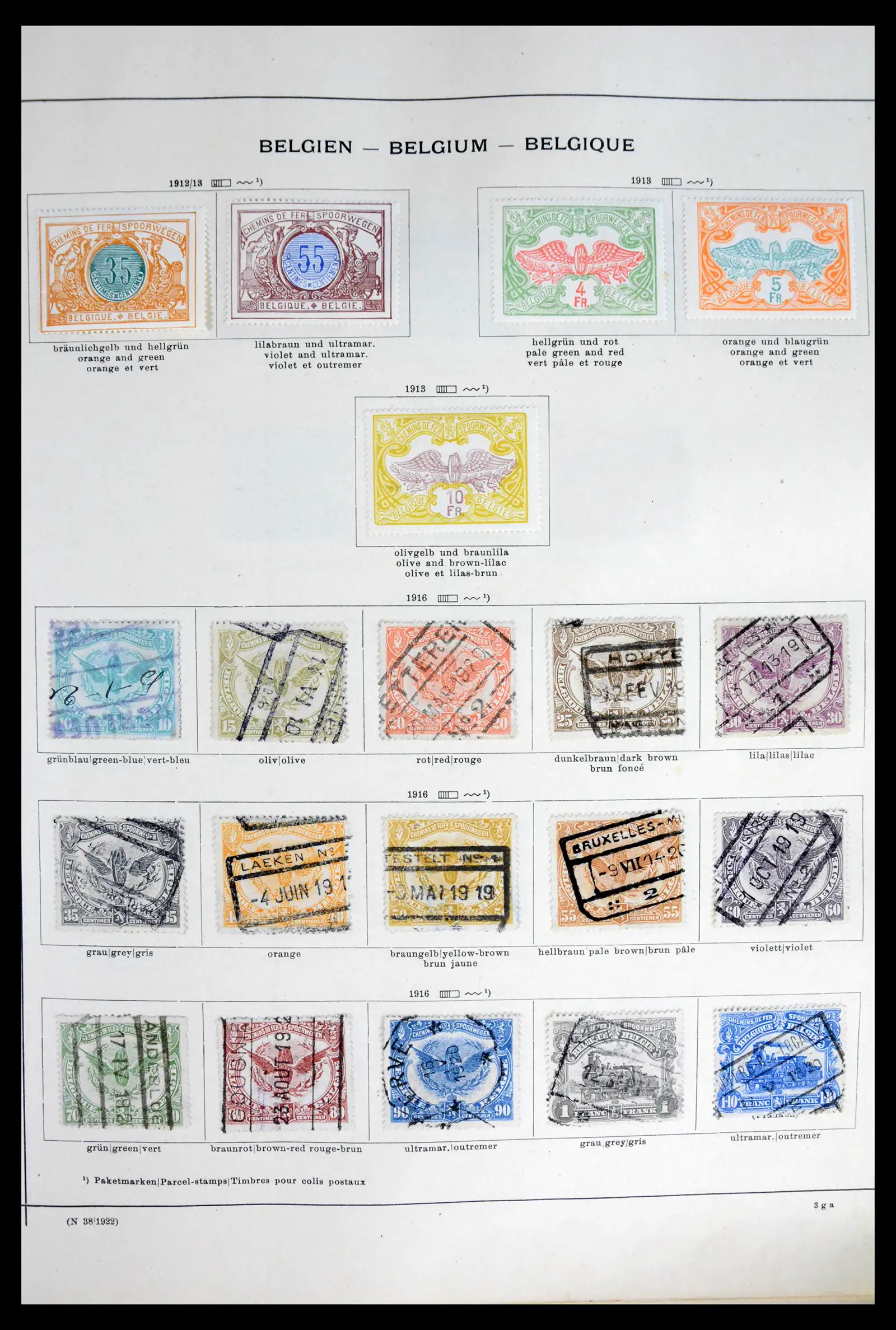 41755 0022 - Postzegelverzameling 41755 Europese landen klassieke topverzameling 1840-1930.