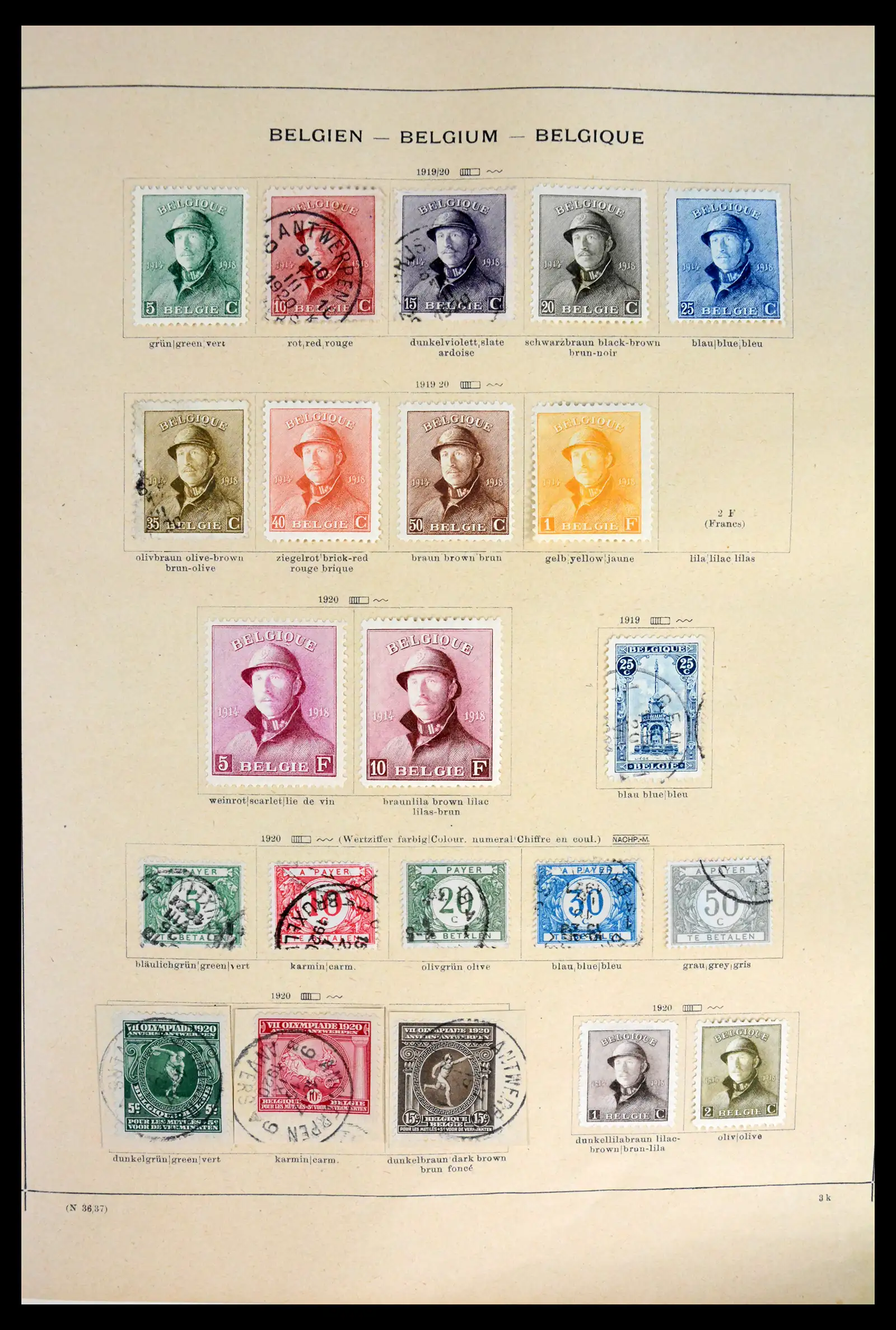 41755 0030 - Postzegelverzameling 41755 Europese landen klassieke topverzameling 1840-1930.