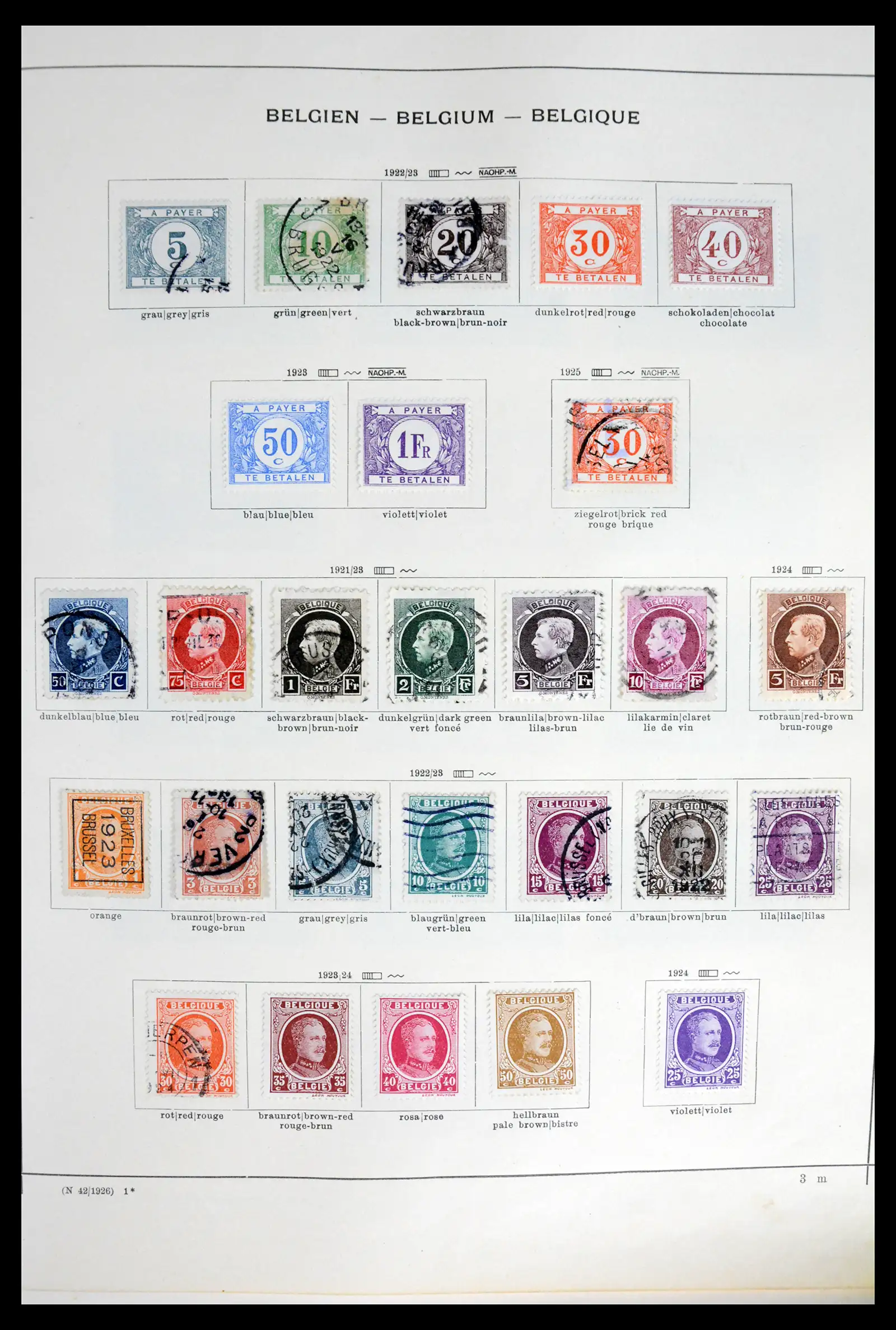 41755 0032 - Postzegelverzameling 41755 Europese landen klassieke topverzameling 1840-1930.