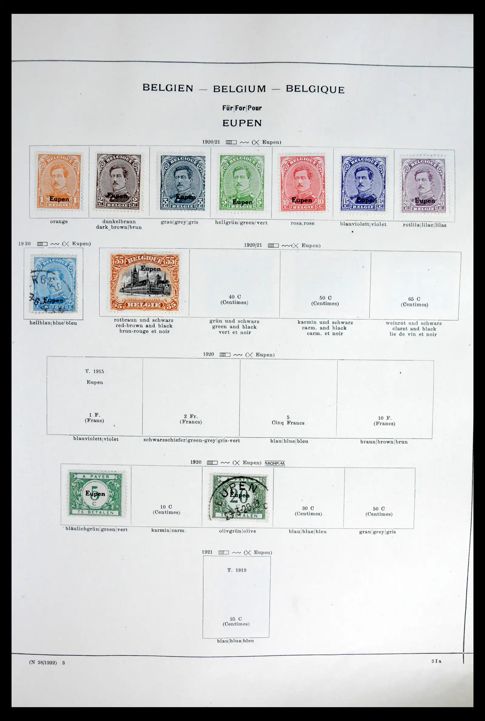 41755 0046 - Postzegelverzameling 41755 Europese landen klassieke topverzameling 1840-1930.