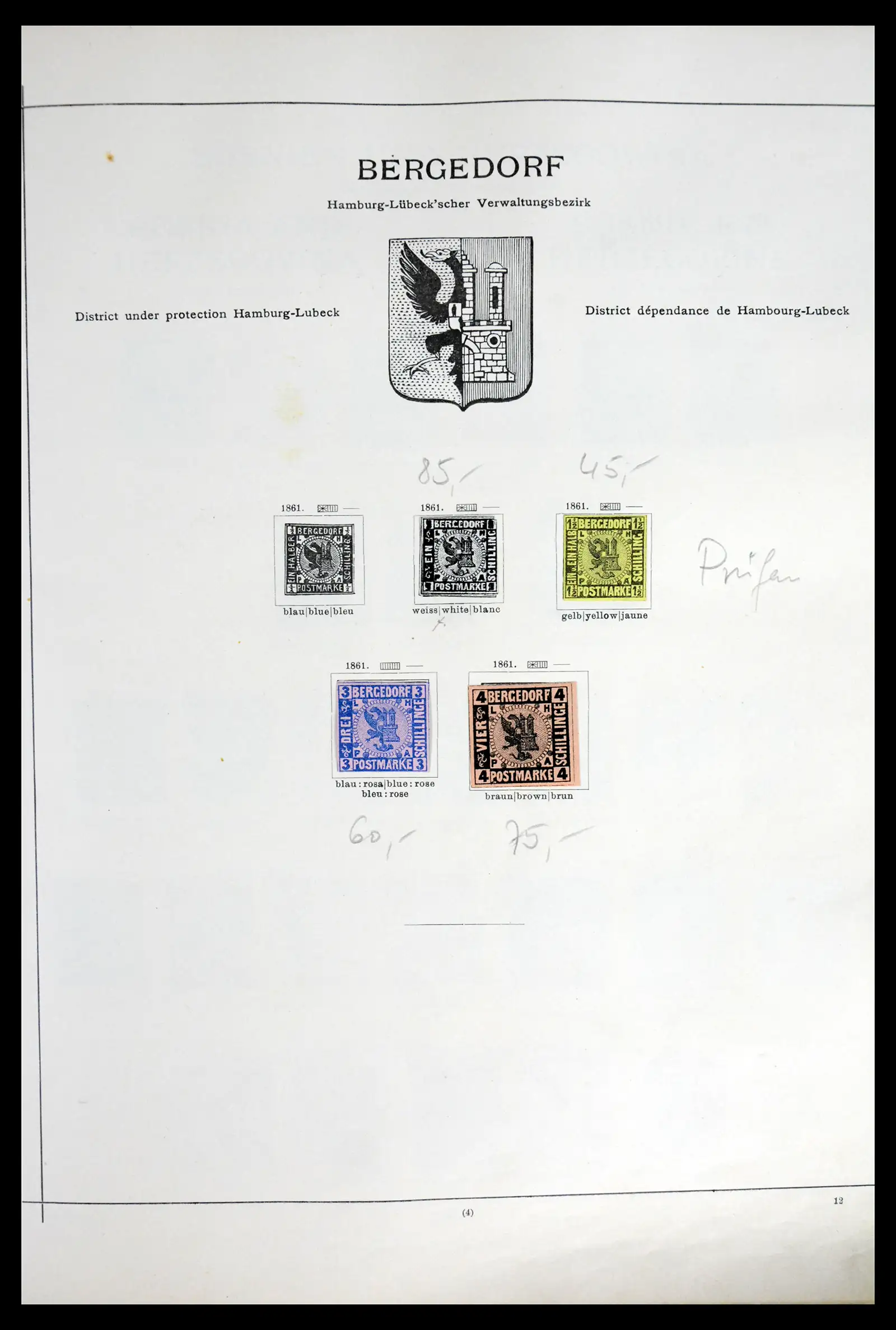 41755 0048 - Postzegelverzameling 41755 Europese landen klassieke topverzameling 1840-1930.