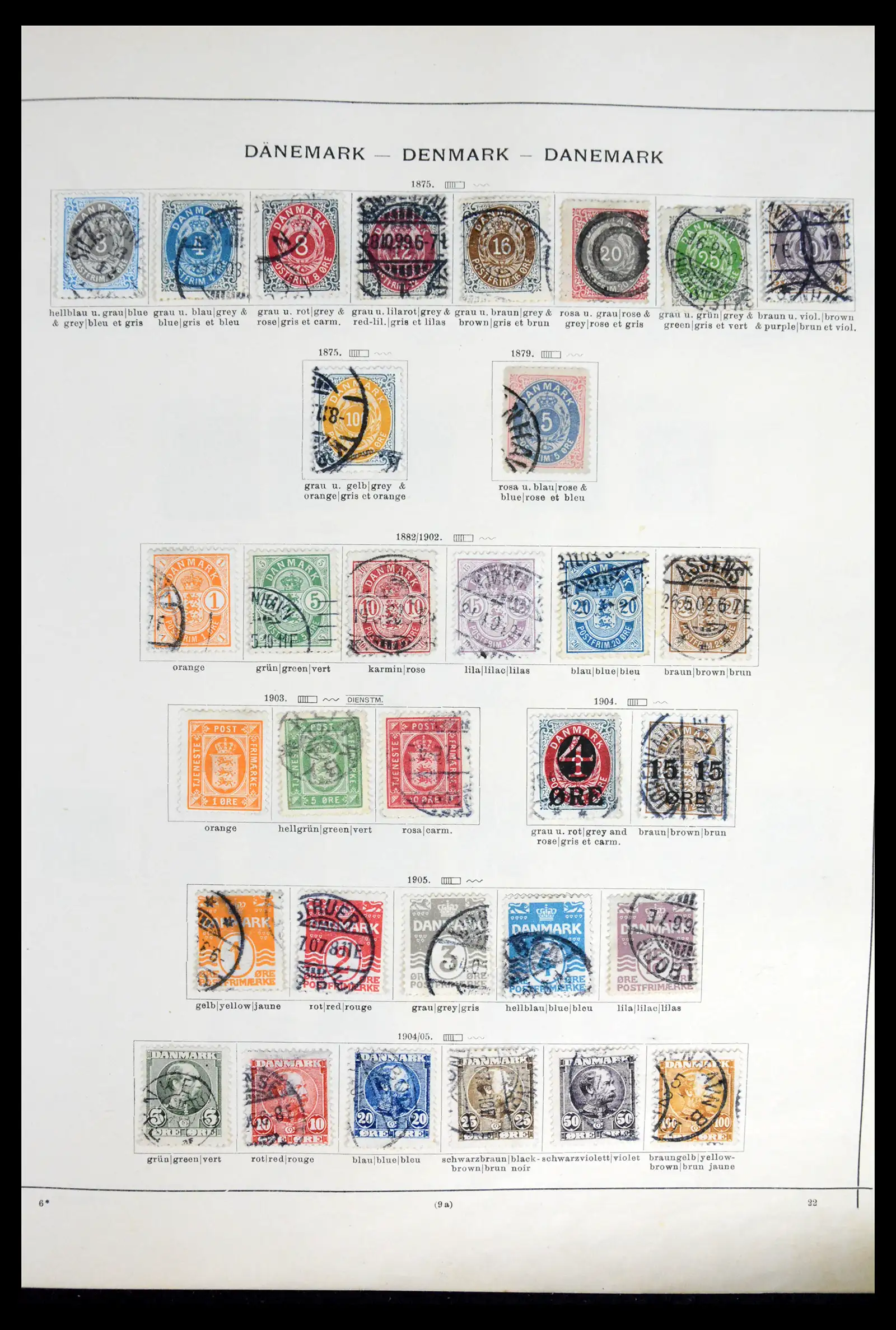 41755 0074 - Postzegelverzameling 41755 Europese landen klassieke topverzameling 1840-1930.