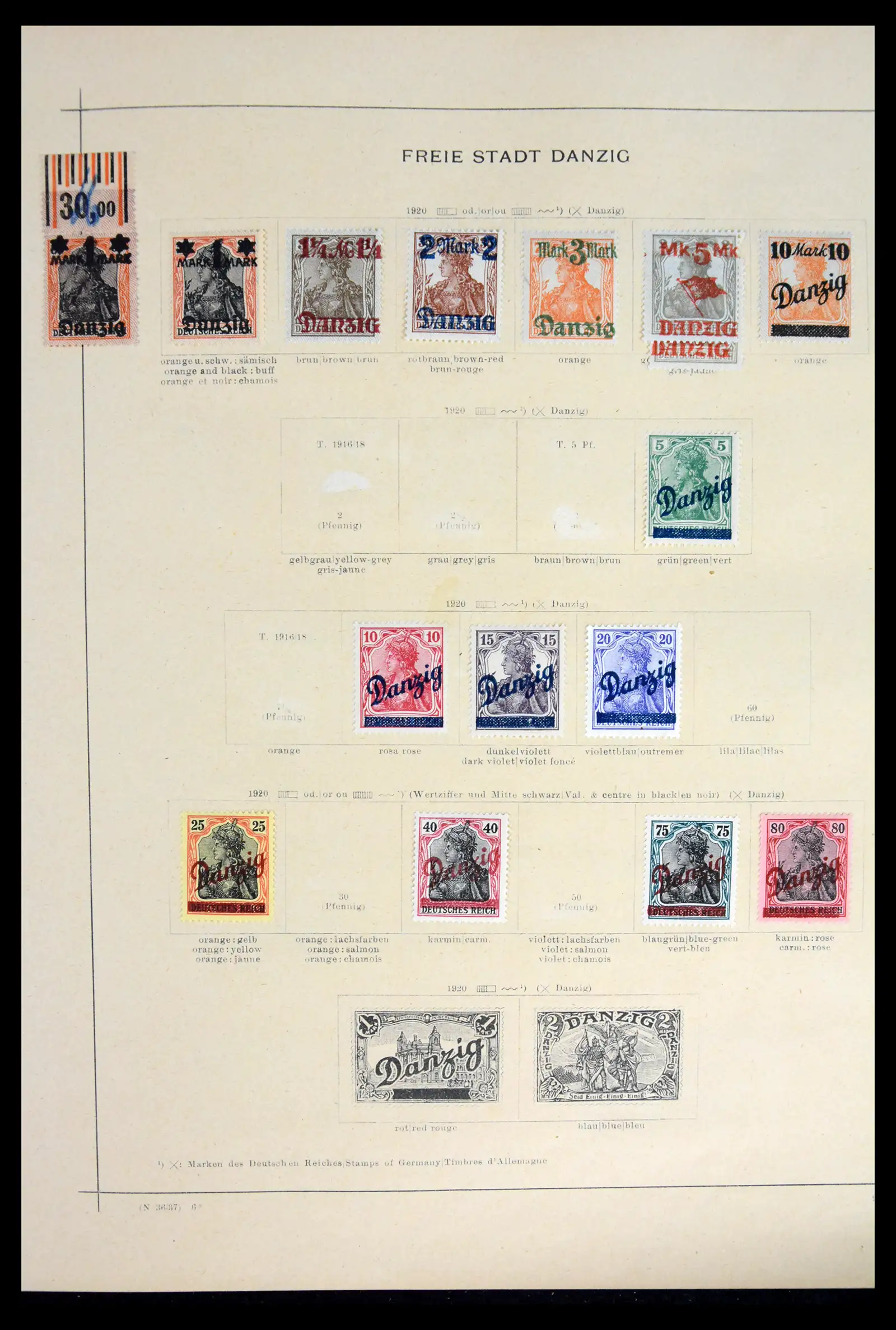 41755 0085 - Postzegelverzameling 41755 Europese landen klassieke topverzameling 1840-1930.