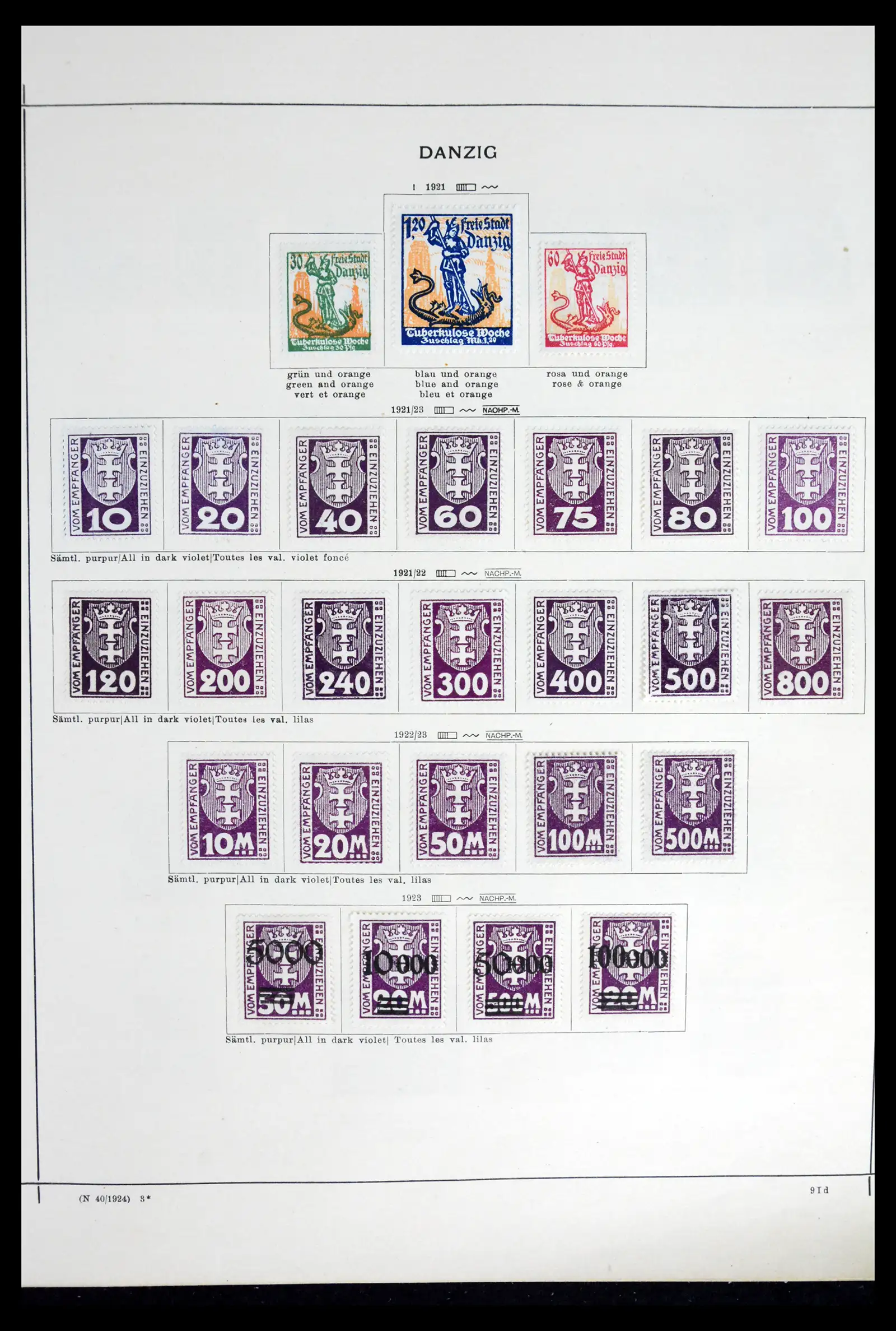 41755 0088 - Postzegelverzameling 41755 Europese landen klassieke topverzameling 1840-1930.