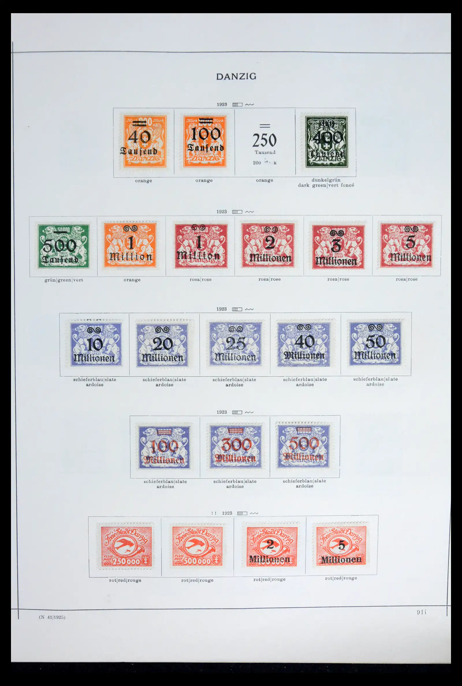 41755 0093 - Postzegelverzameling 41755 Europese landen klassieke topverzameling 1840-1930.