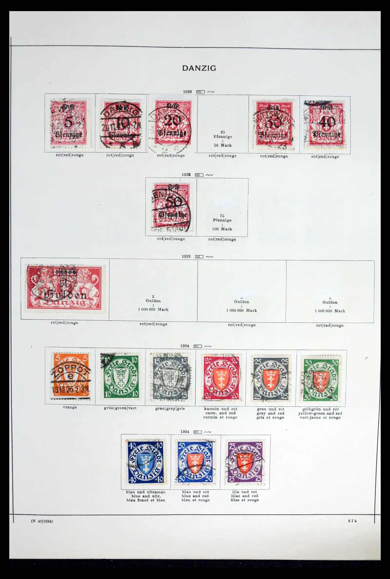 41755 0094 - Postzegelverzameling 41755 Europese landen klassieke topverzameling 1840-1930.