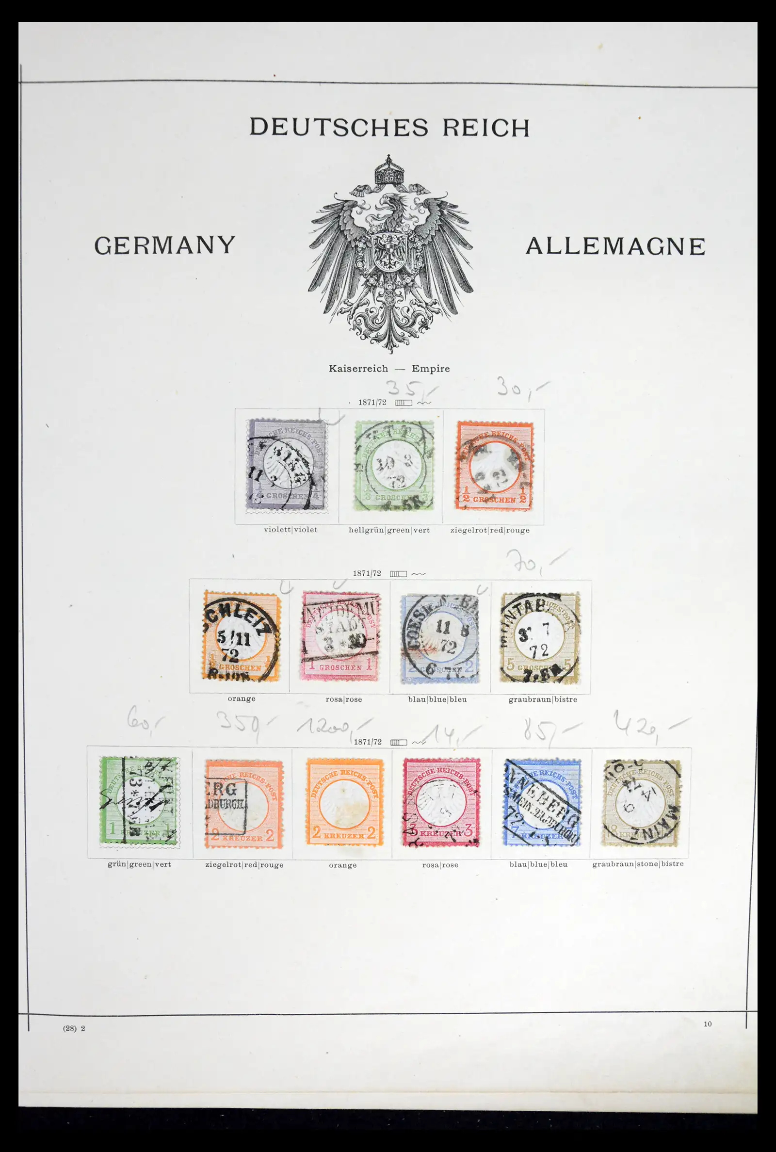 41755 0097 - Postzegelverzameling 41755 Europese landen klassieke topverzameling 1840-1930.