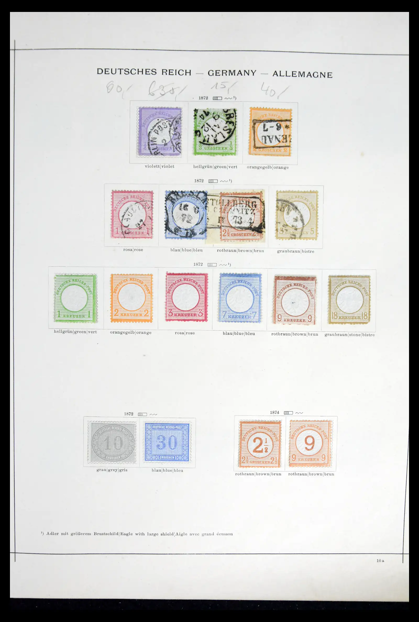 41755 0098 - Postzegelverzameling 41755 Europese landen klassieke topverzameling 1840-1930.