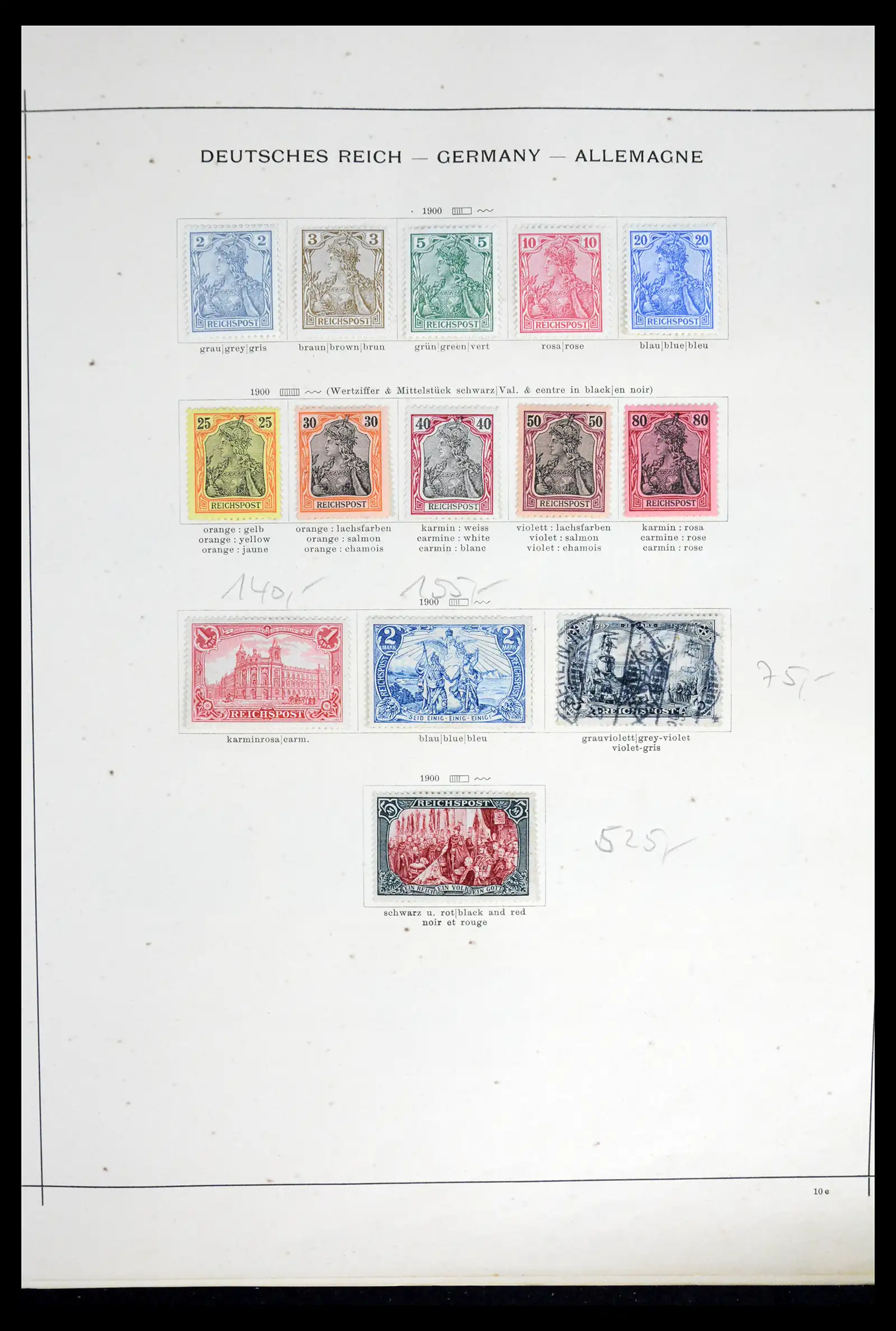 41755 0100 - Postzegelverzameling 41755 Europese landen klassieke topverzameling 1840-1930.