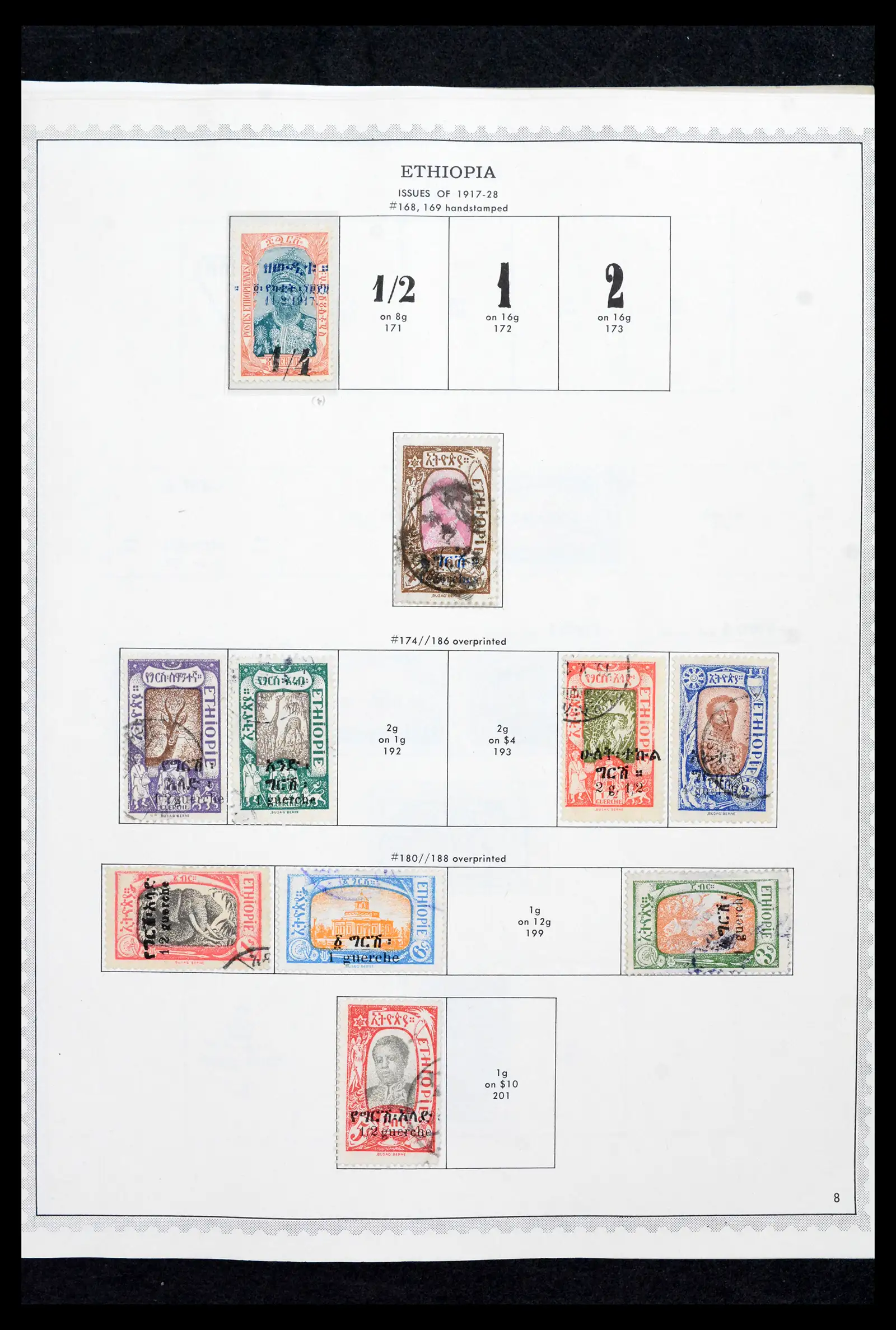 41757 0003 - Stamp collection 41757 Ethiopia 1894-1983.