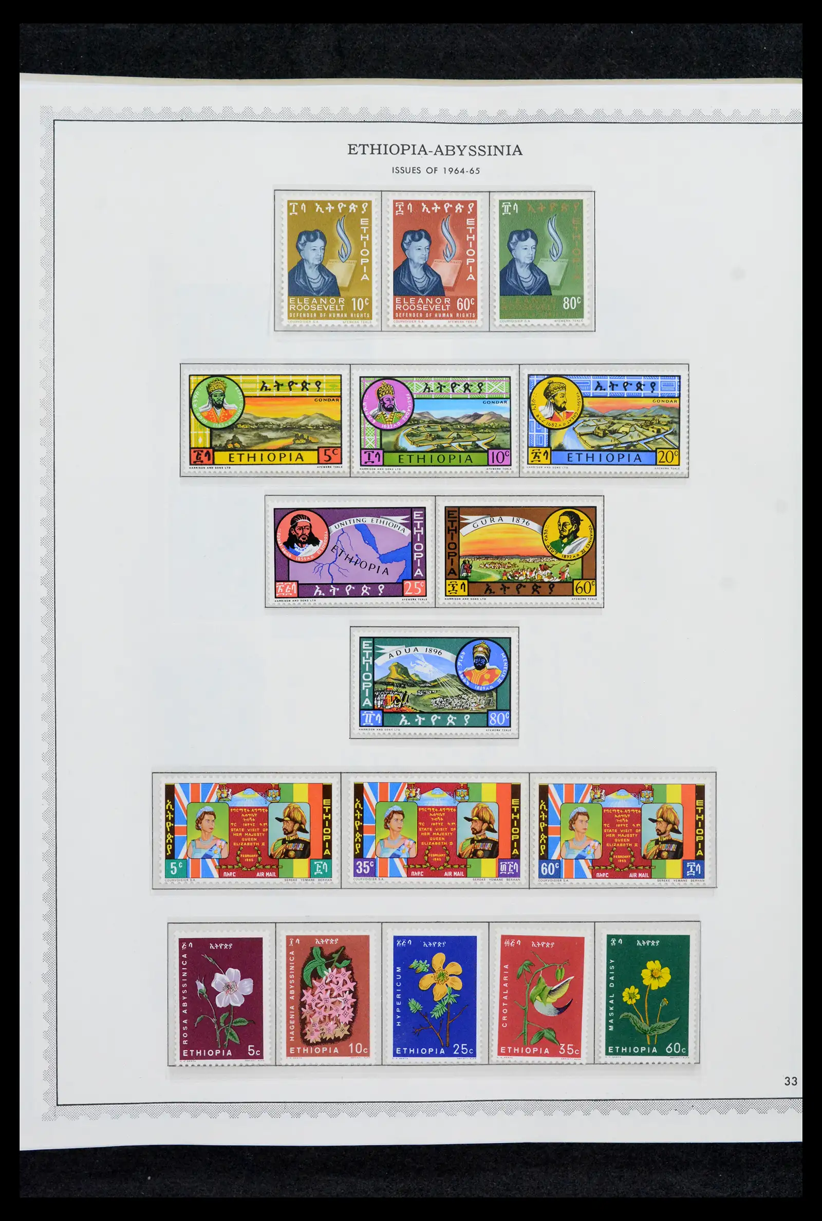 41757 0033 - Stamp collection 41757 Ethiopia 1894-1983.