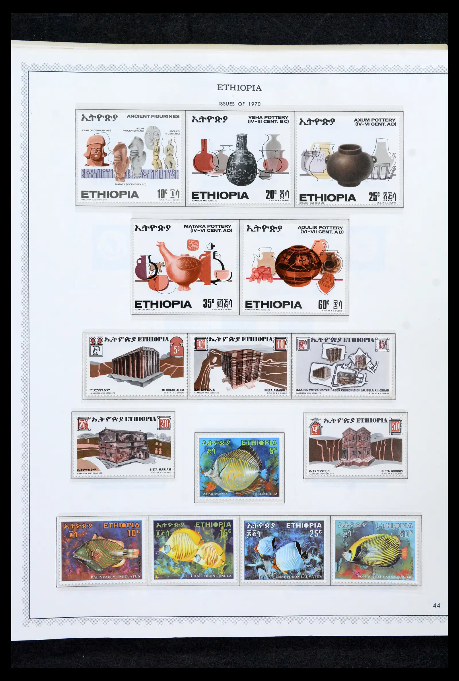 41757 0044 - Stamp collection 41757 Ethiopia 1894-1983.