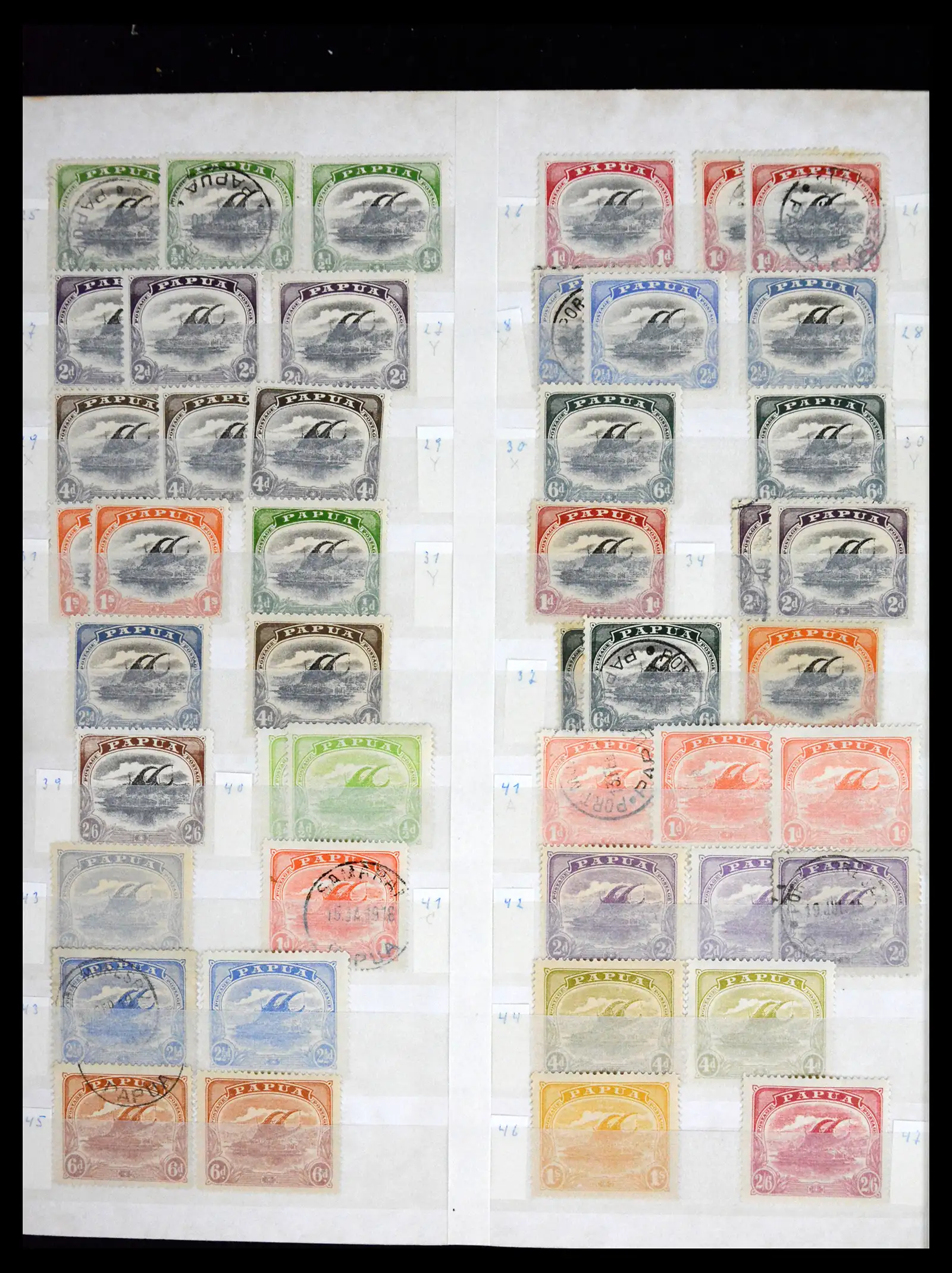 41776 0002 - Stamp collection 41776 Papua New Guinea 1901-1941.