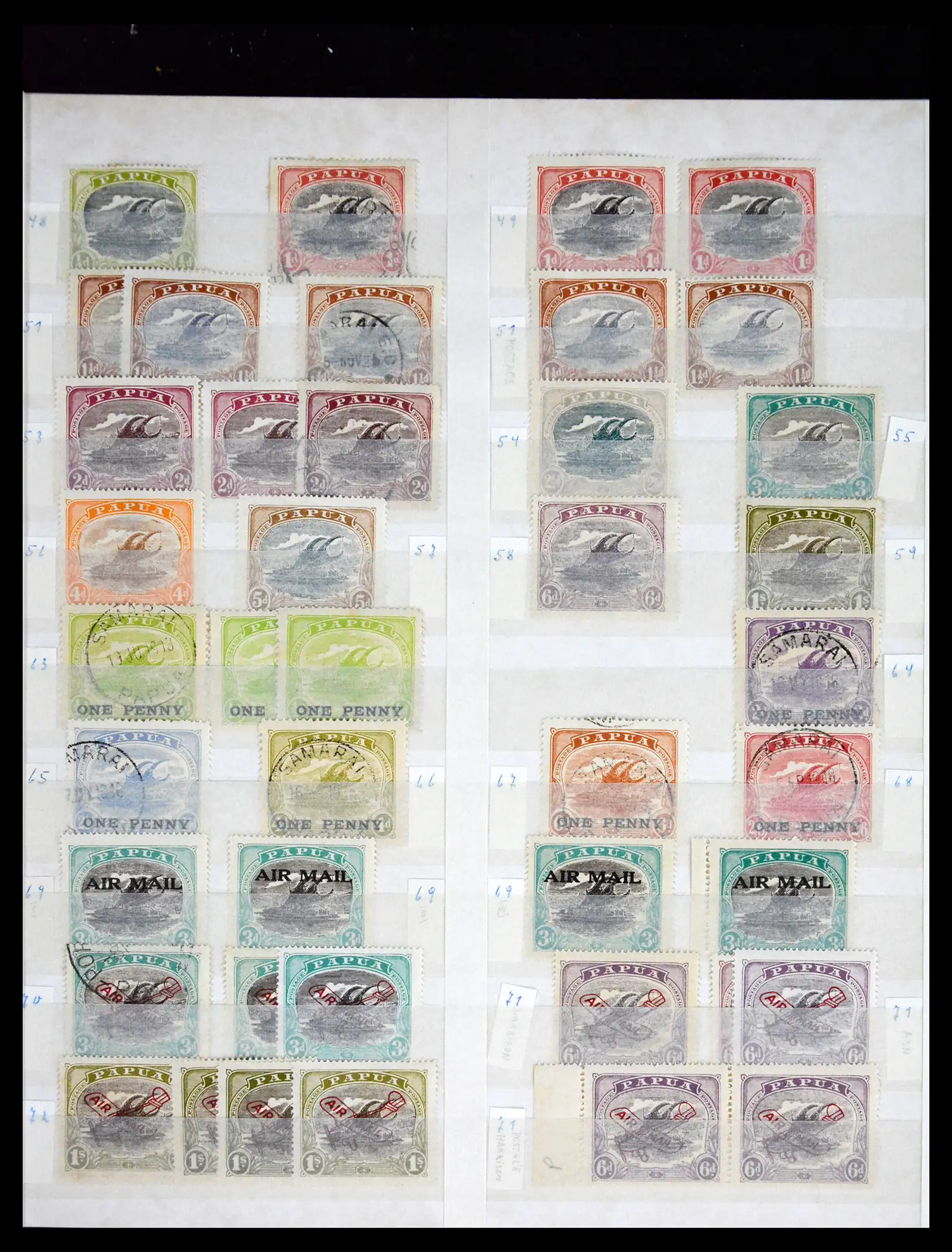 41776 0003 - Stamp collection 41776 Papua New Guinea 1901-1941.