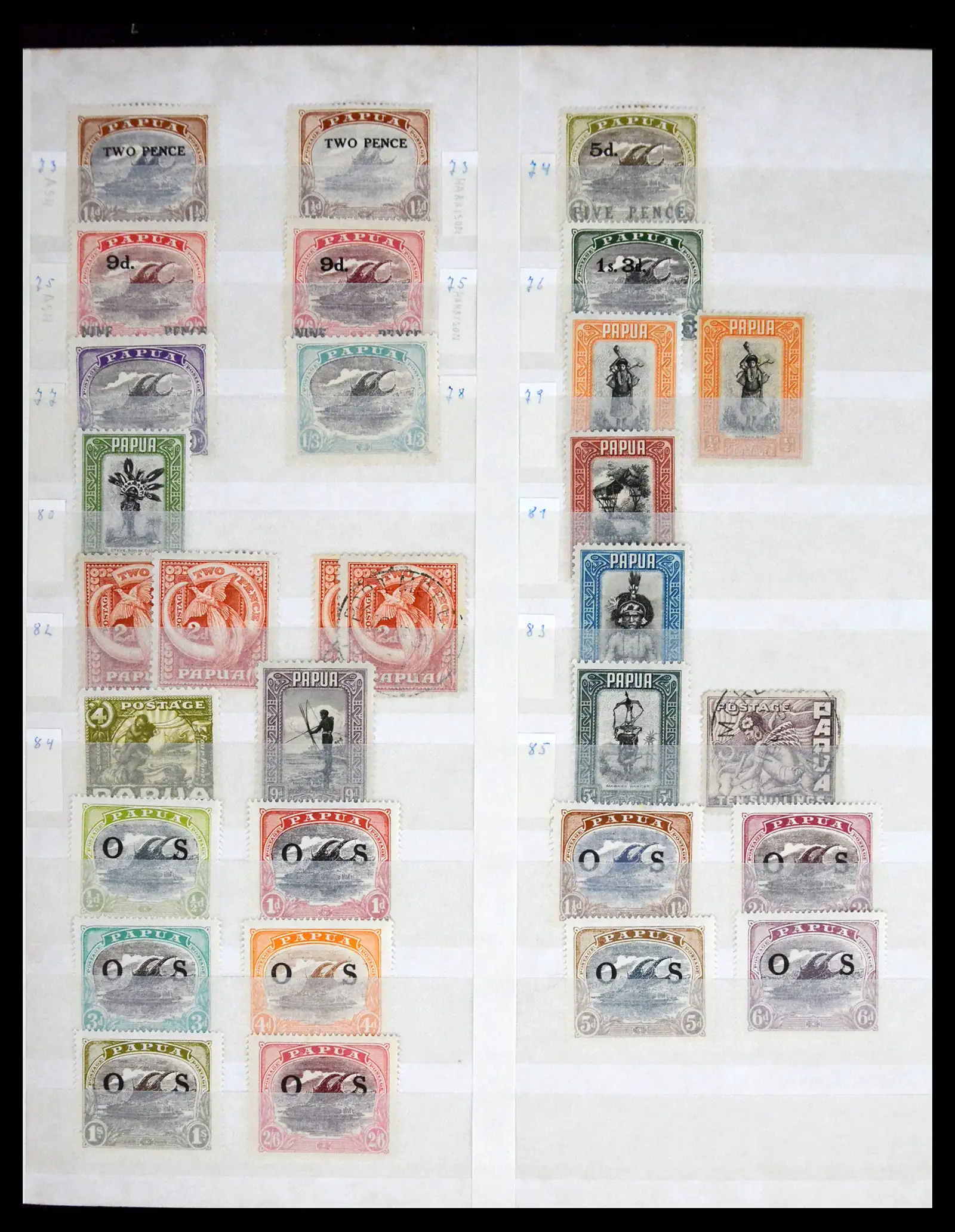 41776 0004 - Stamp collection 41776 Papua New Guinea 1901-1941.