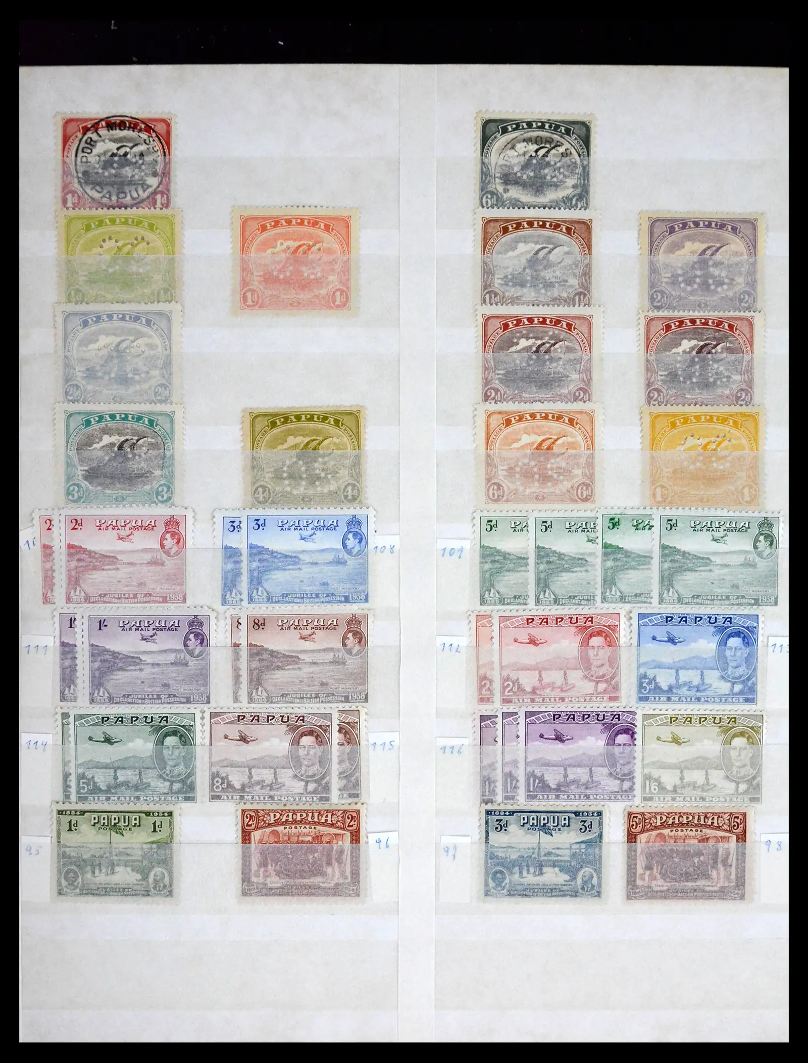 41776 0006 - Stamp collection 41776 Papua New Guinea 1901-1941.