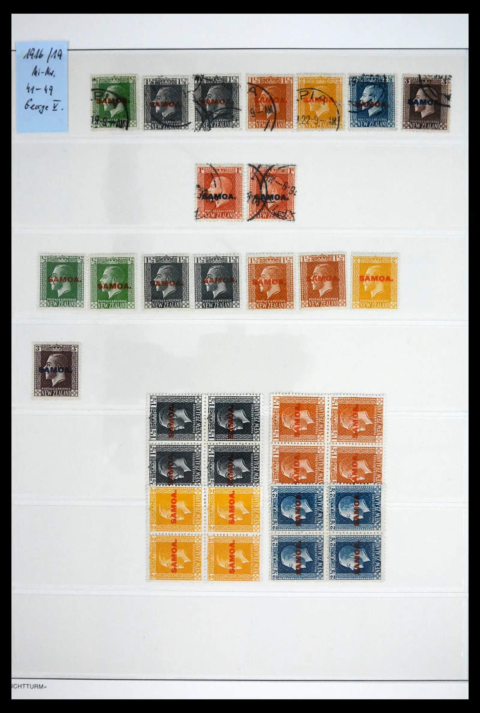 41781 0002 - Stamp collection 41781 Samoa 1880-1935.