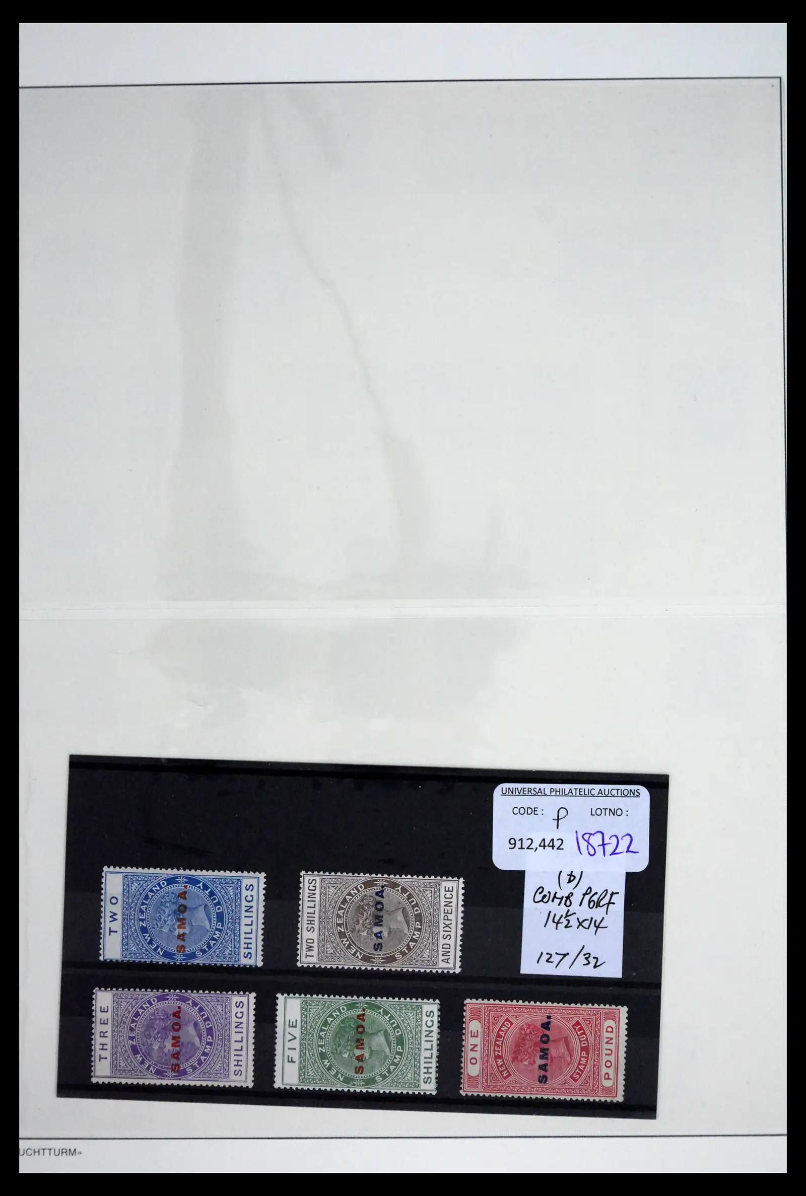 41781 0004 - Stamp collection 41781 Samoa 1880-1935.