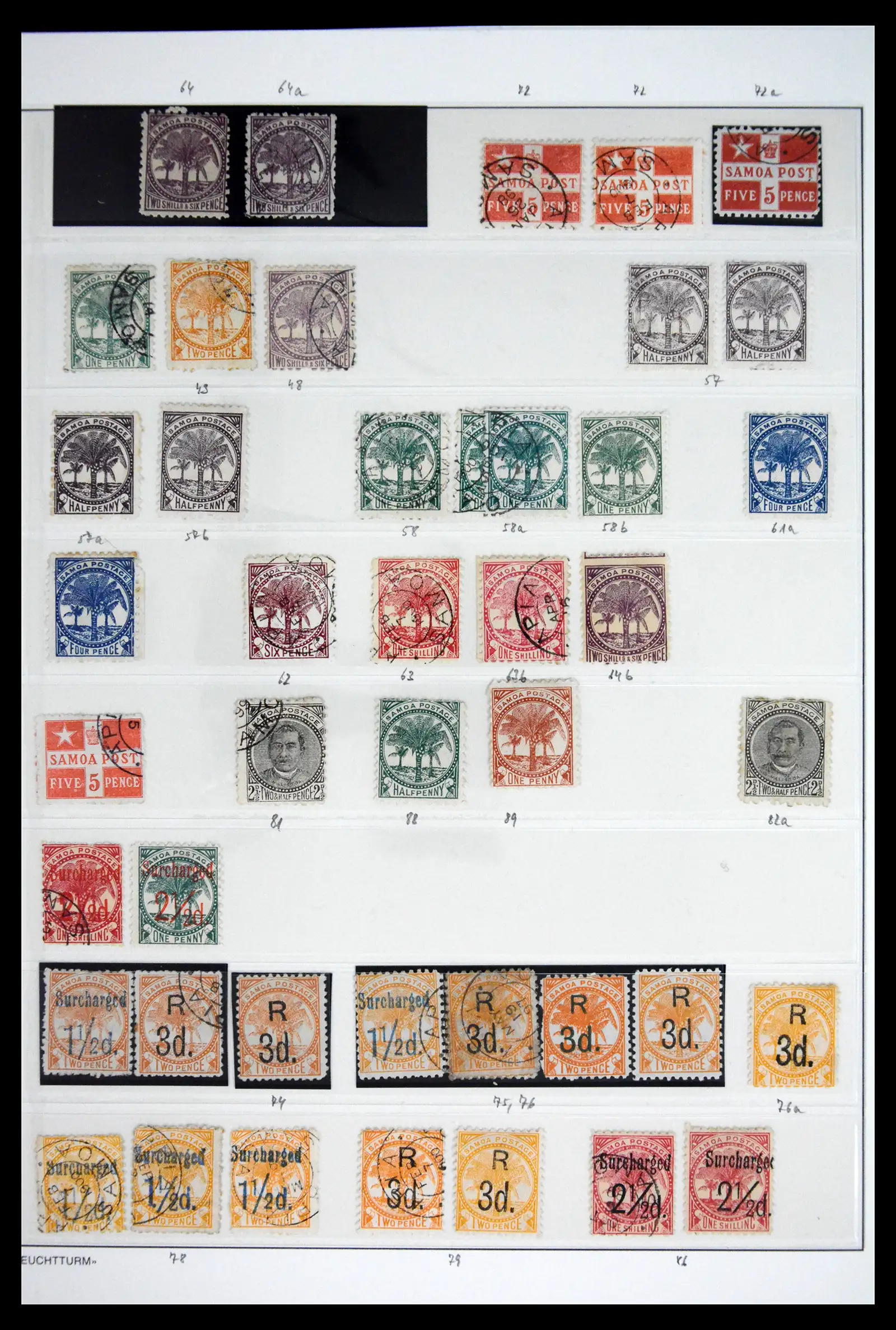 41781 0005 - Stamp collection 41781 Samoa 1880-1935.