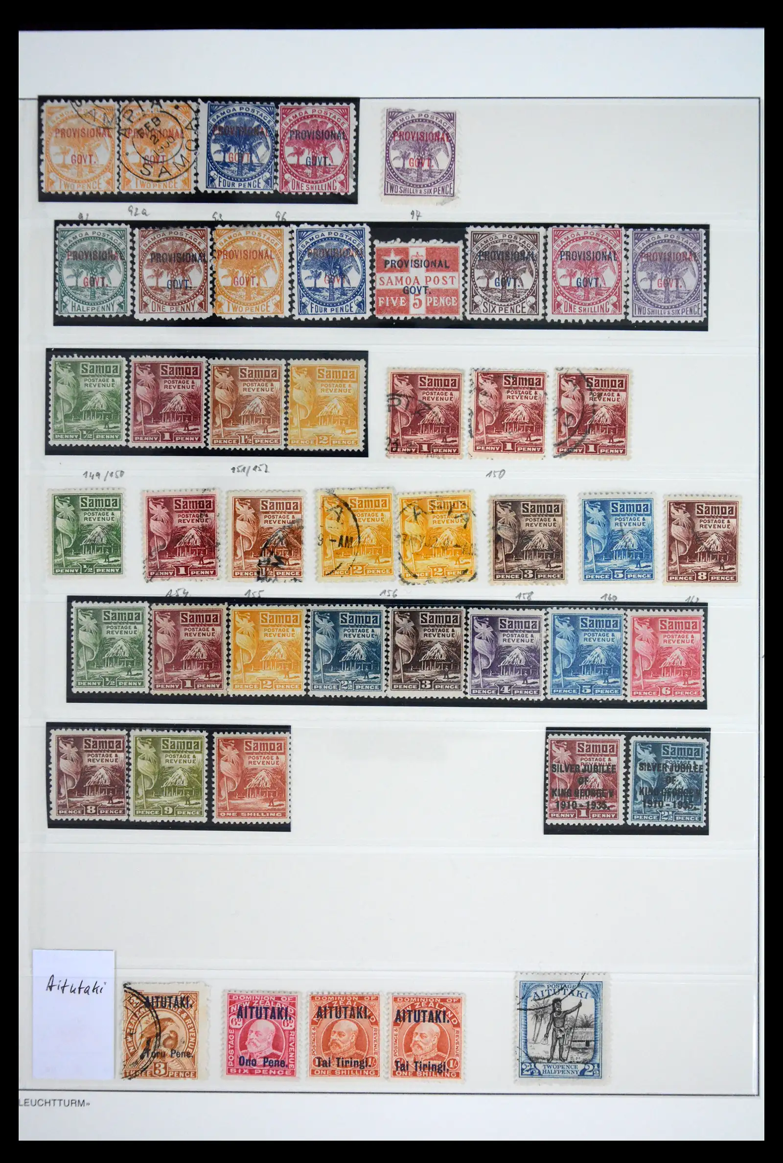 41781 0007 - Stamp collection 41781 Samoa 1880-1935.