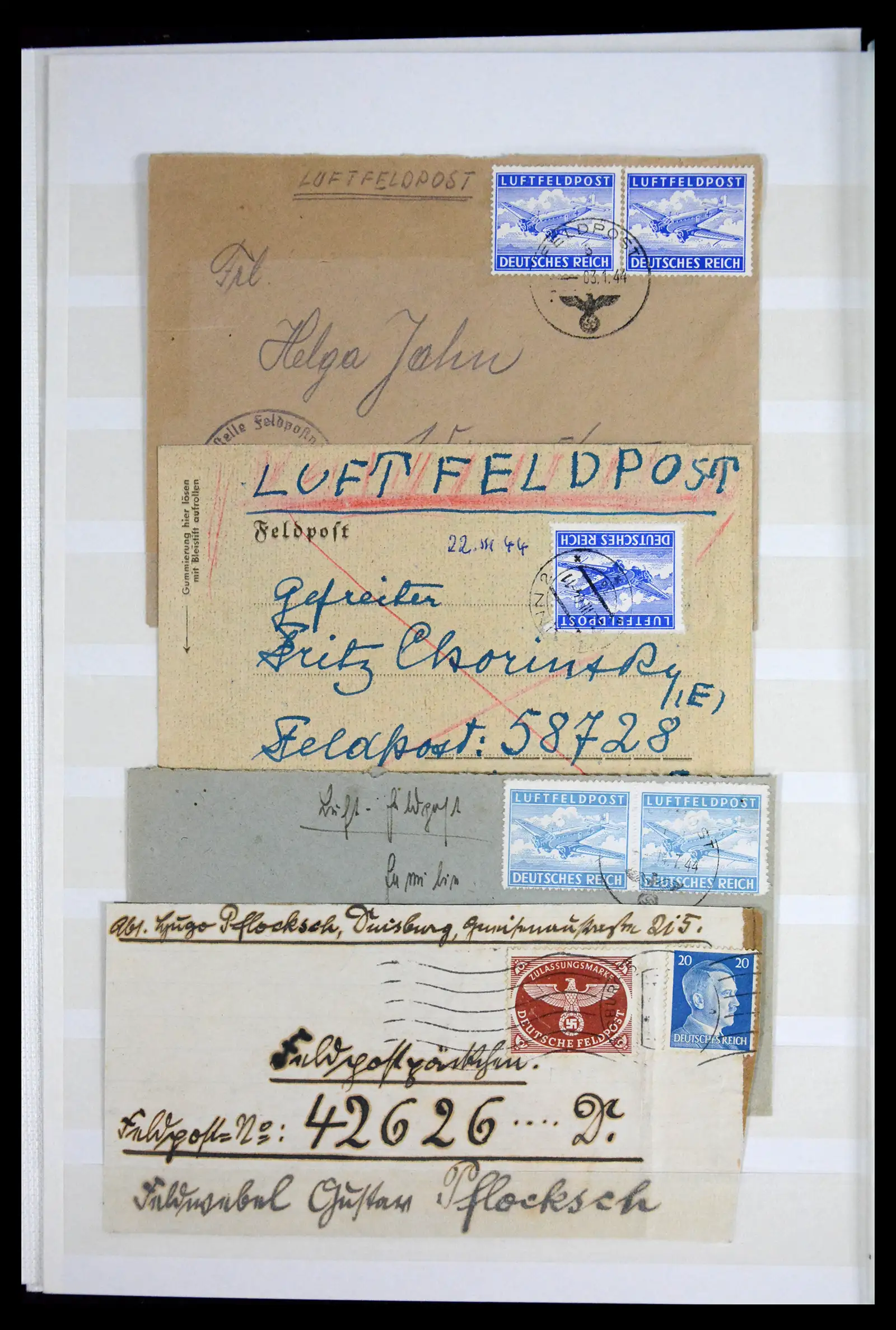 41806 0002 - Stamp collection 41806 Germany field post 1942-1945.
