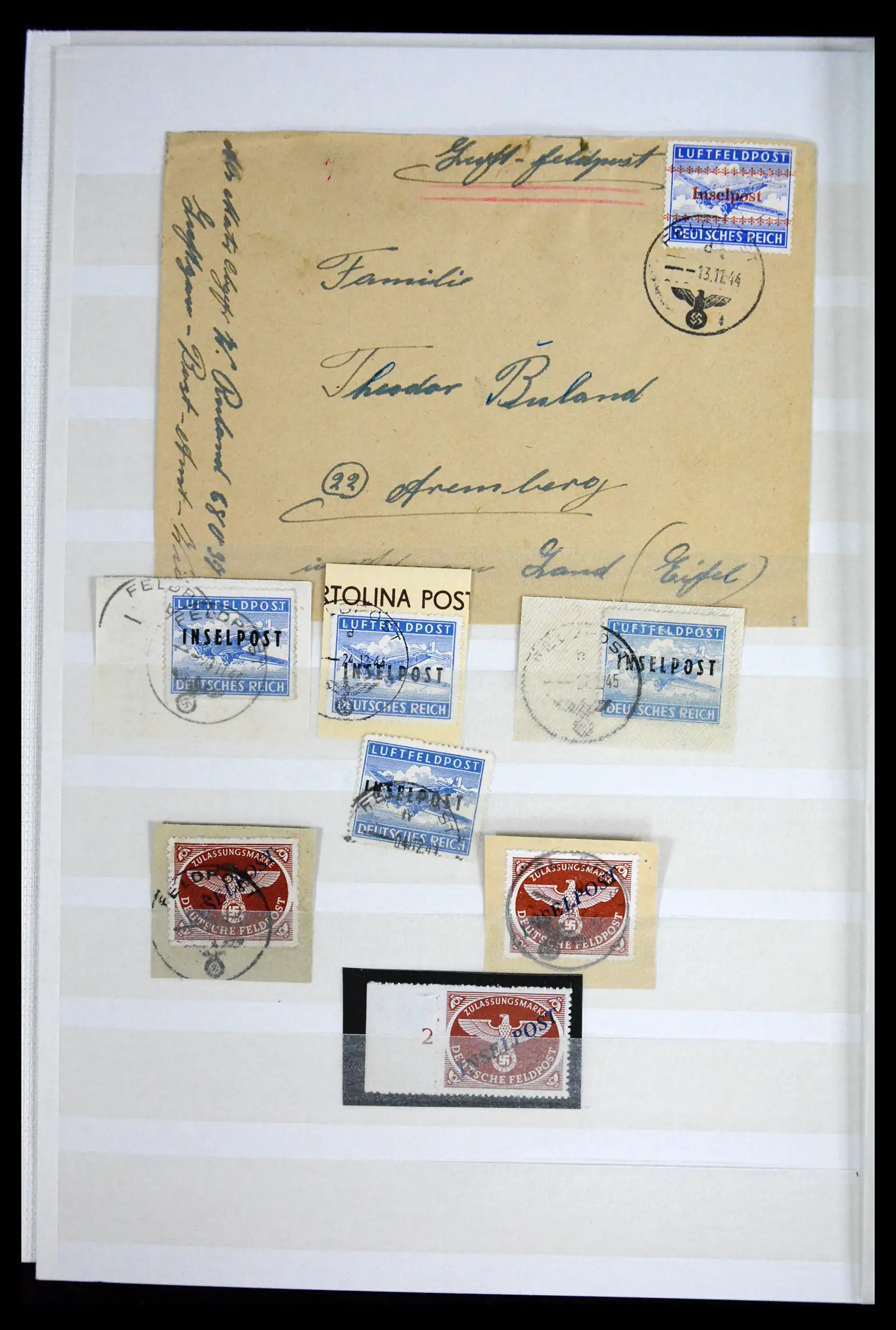 41806 0004 - Stamp collection 41806 Germany field post 1942-1945.